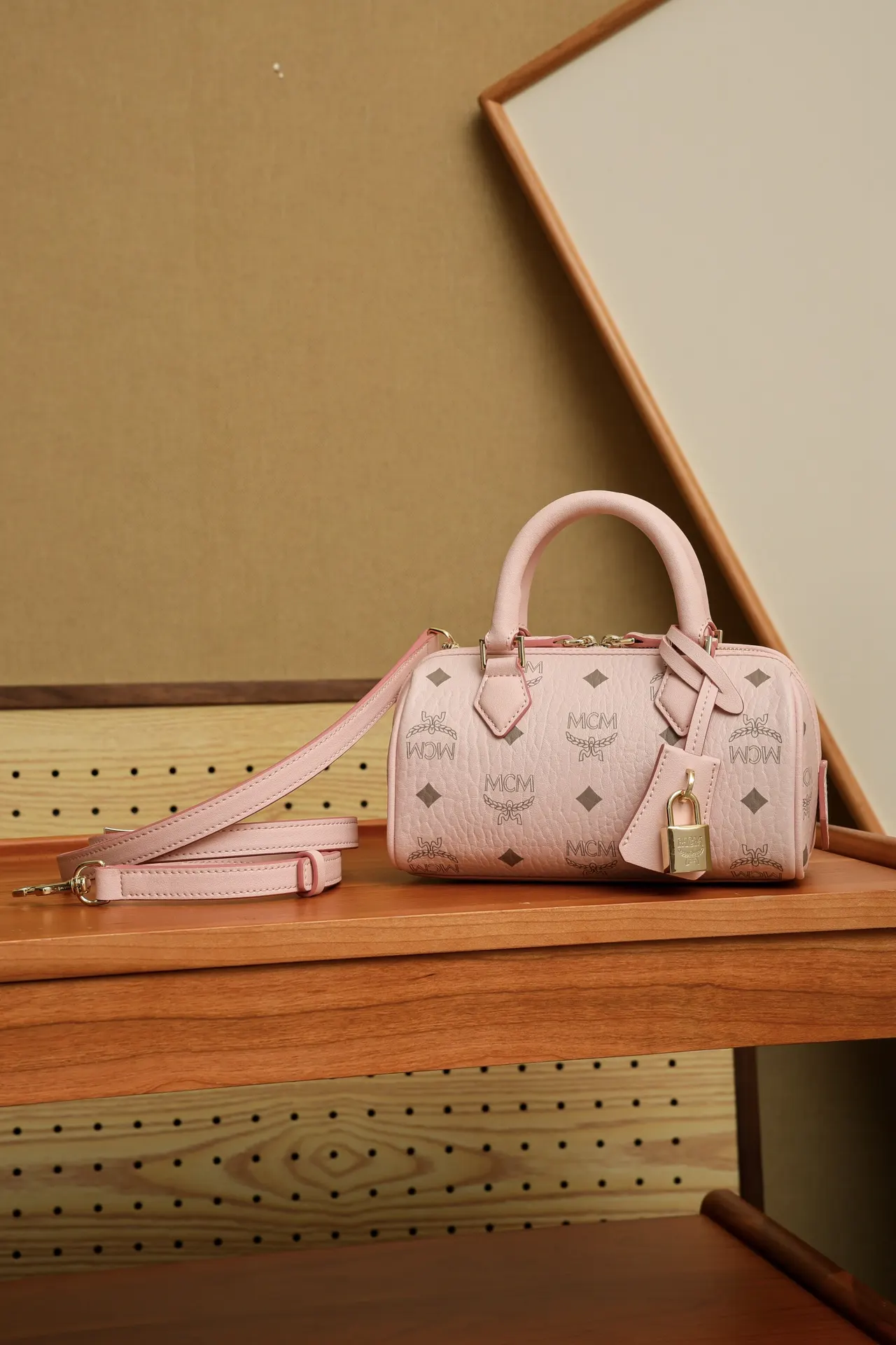 Pink Monogram Fashion Item Travel