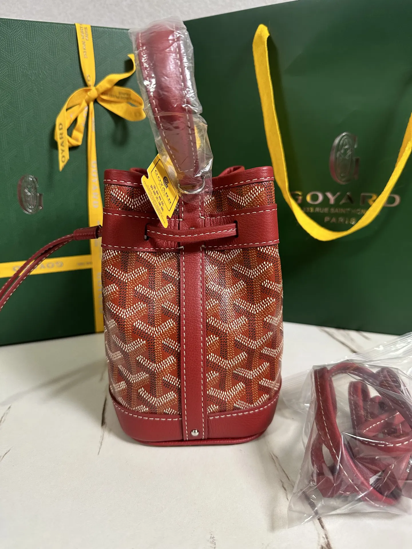 Bucket Bag Casual Leather