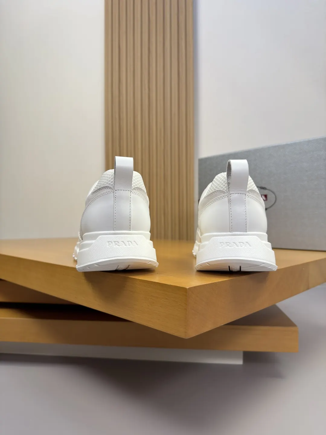 Prada Sneakers Canvas Leather