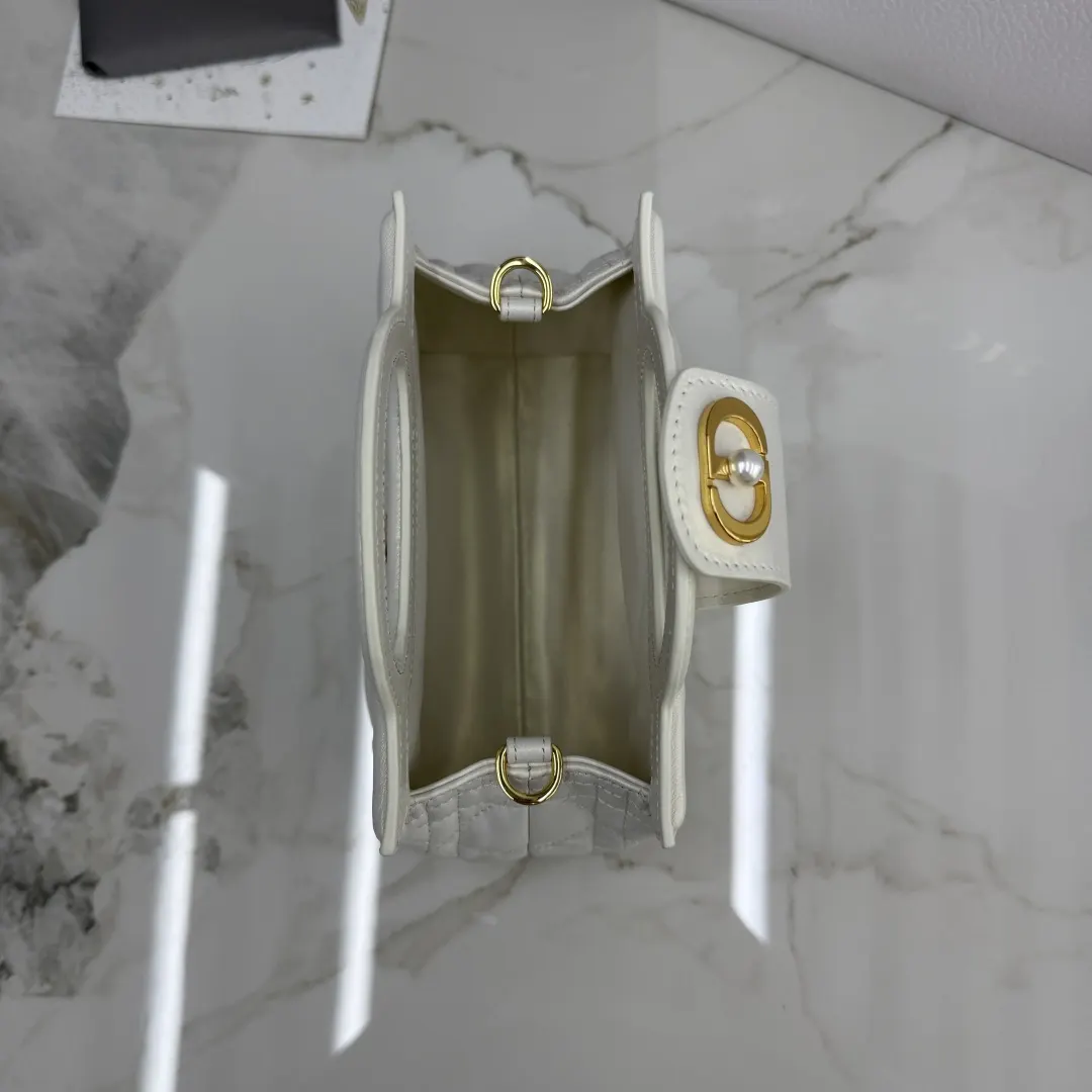 Dior 白色 金色 羊皮 鏈條包 精致鏈條款(數字9) Dior 白色 金色 羊皮 鏈條包 精致鏈條款(數字9)