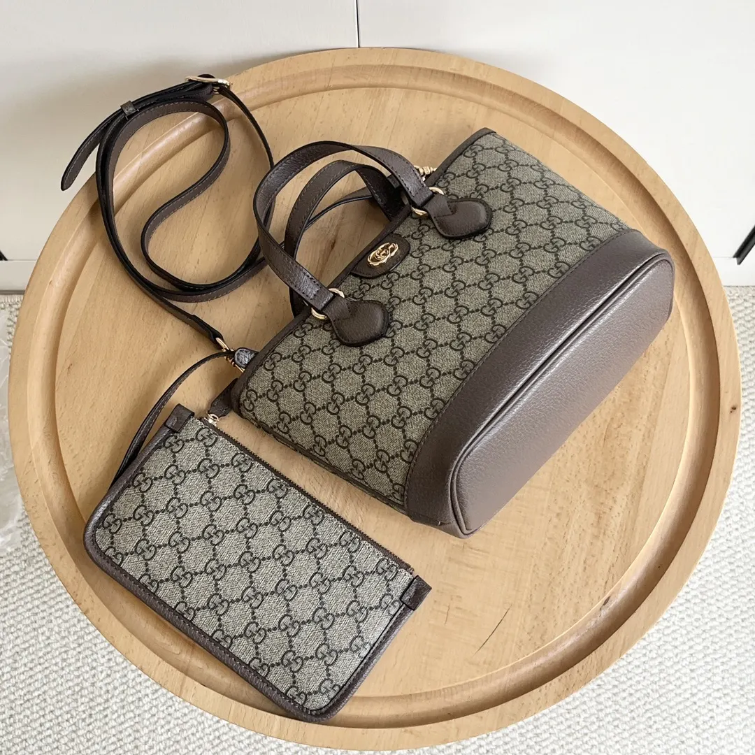Gucci GG Supreme Ophidia 老花托特包 手提單肩