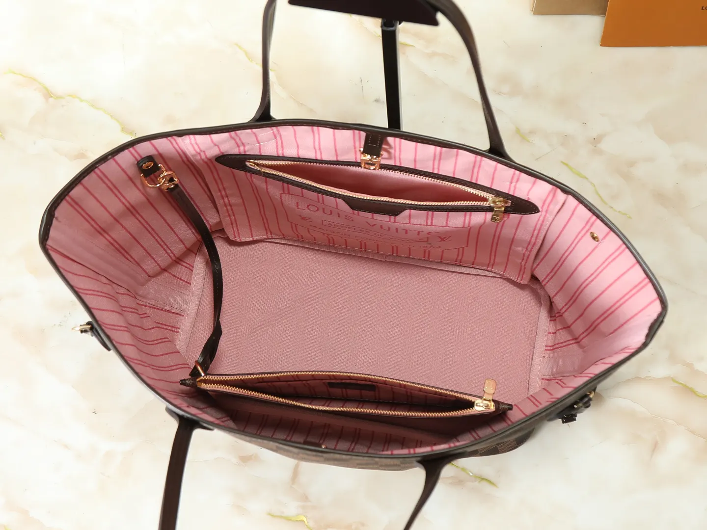 Neverfull 老花 帆布 手拿包 精致手拿款