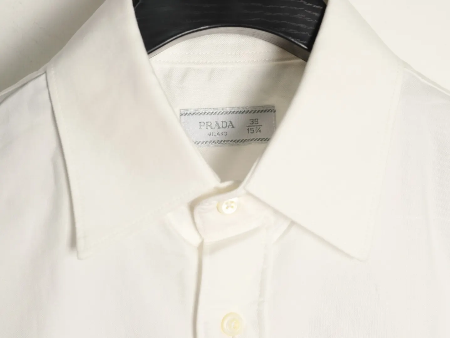 Prada 刺绣 Logo 衬衫