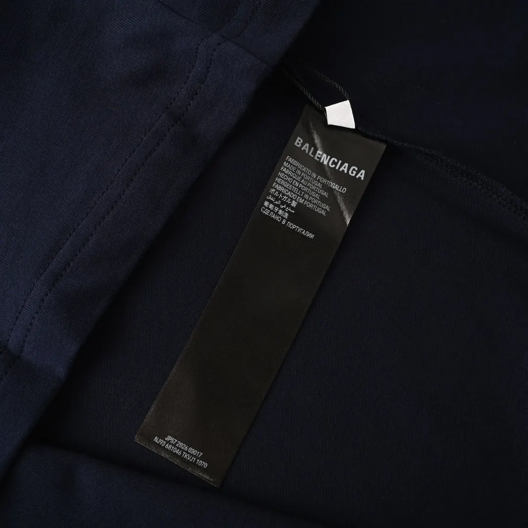 Balenciaga BLCG 浅灰色 純棉 短袖T恤(數字9) Balenciaga BLCG 浅灰色 純棉 短袖T恤(數字9)