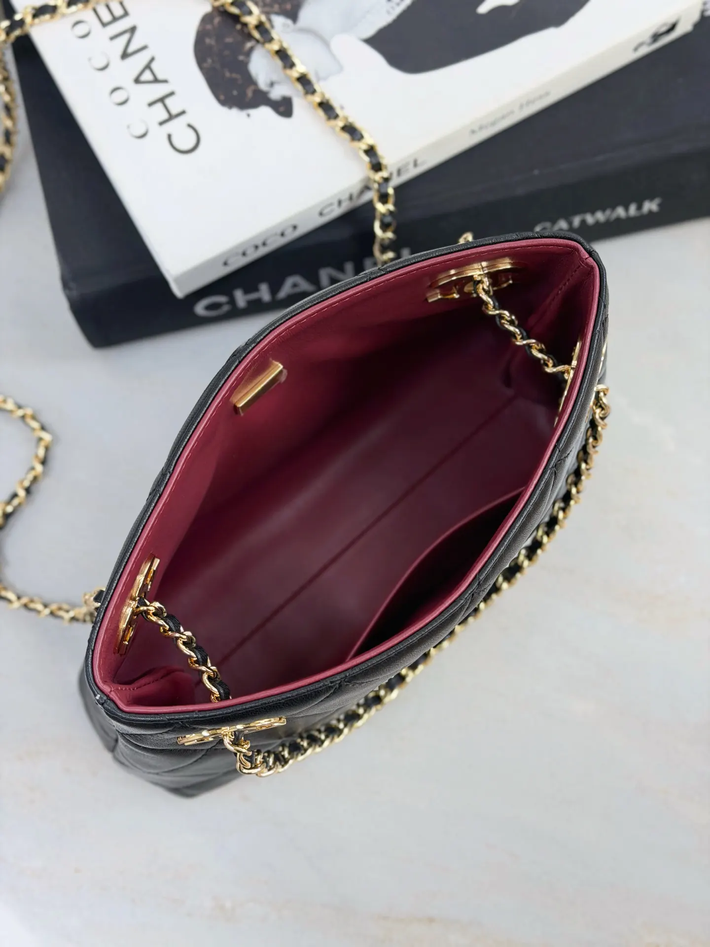 Chanel 羊皮托特购物包 手提单肩 托特包