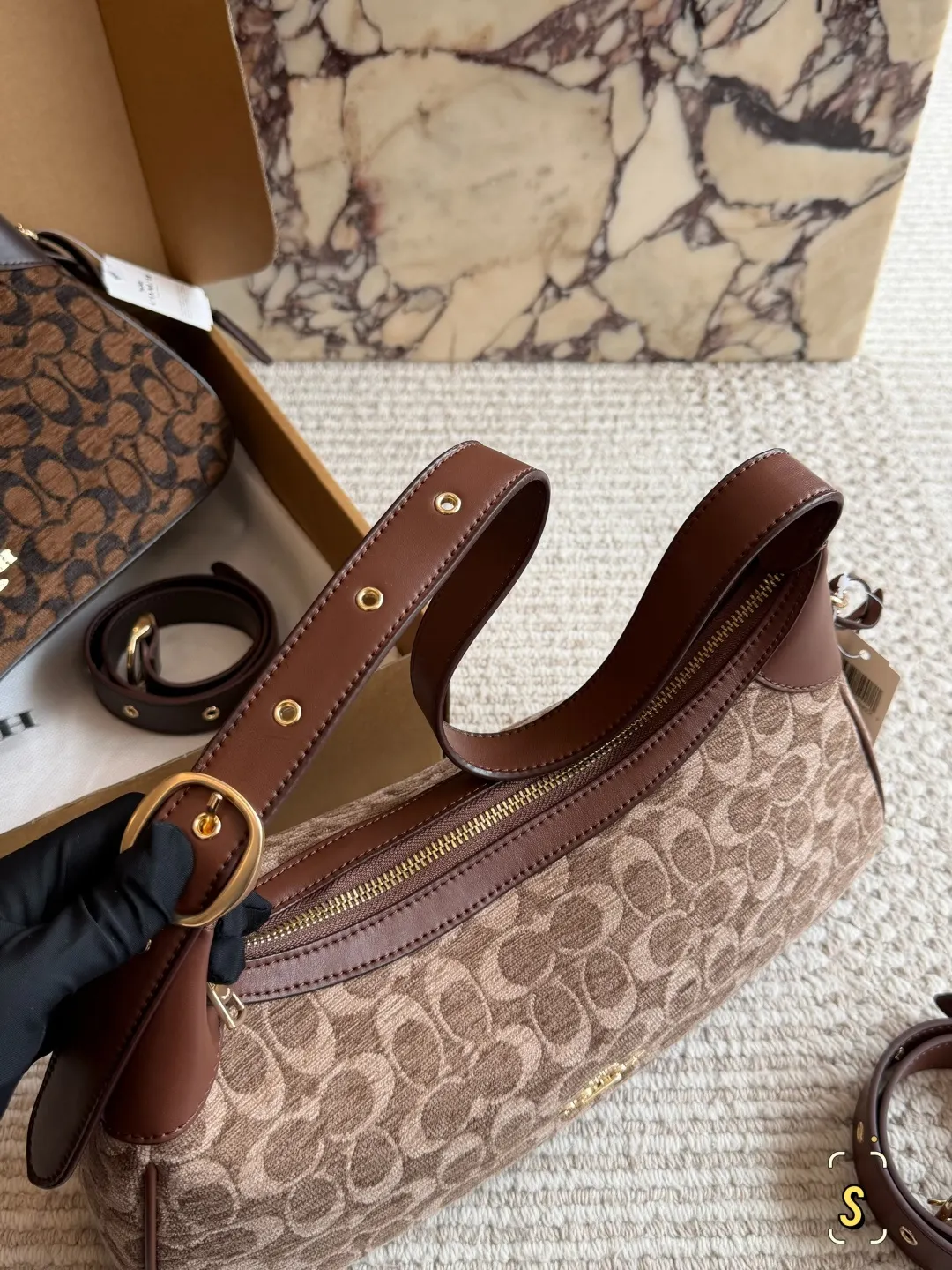 Brown Monogram Organizer Pouch Travel