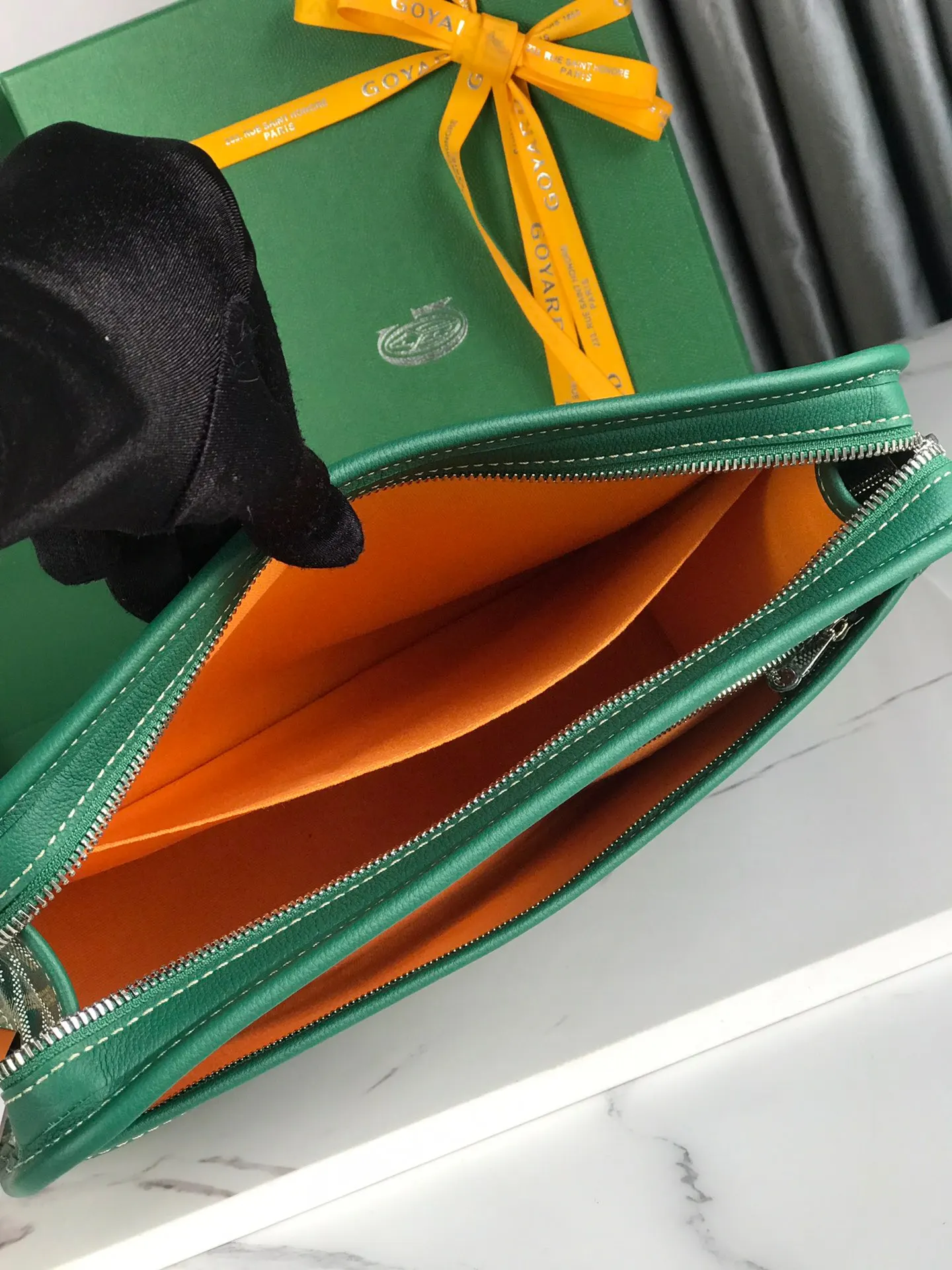 Goyard Yellow Clutch Bag Leather Image 9 Goyard Yellow Clutch Bag Leather Image 9