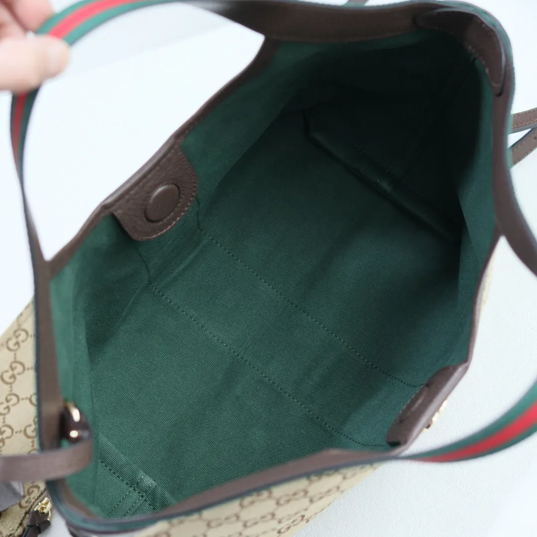 Gucci 棕色 托特包 手提单肩