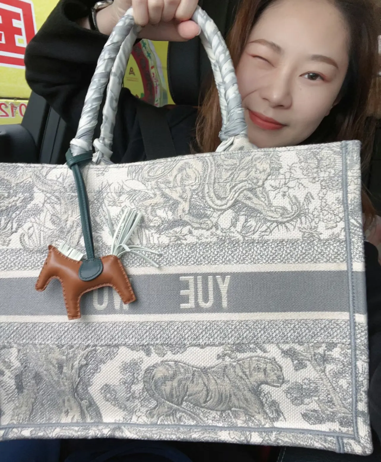 Hermès 小羊皮 挂件 精致配饰 吊坠