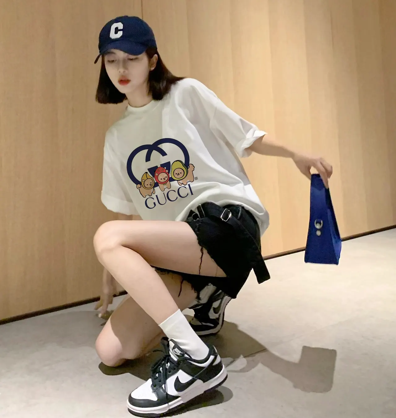 Gucci Logo印花短袖T恤