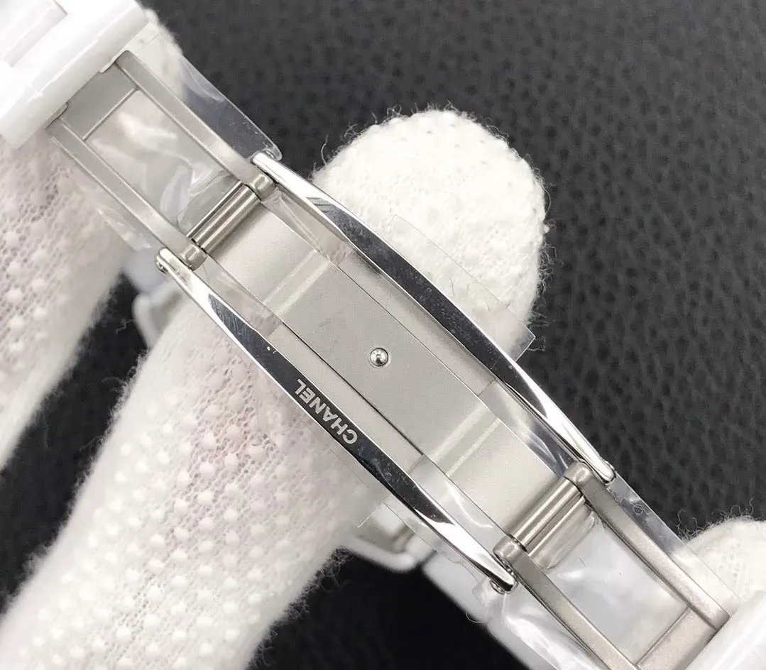 Chanel White Watch Classic