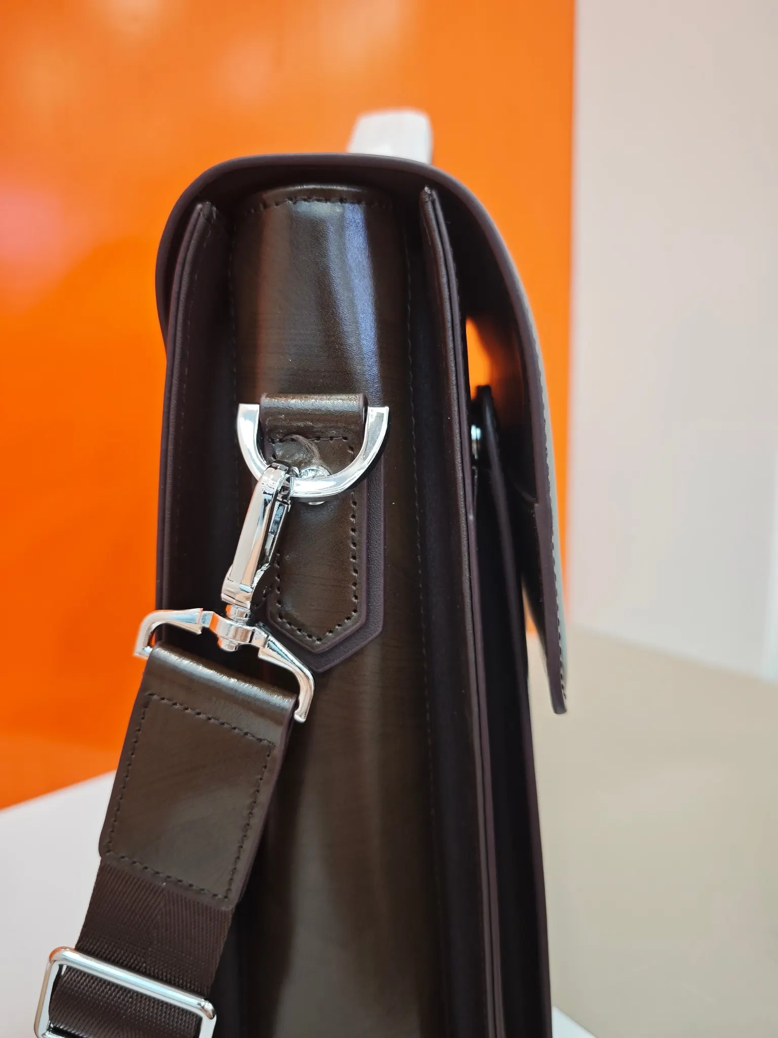 Briefcase Business Commuter Leather