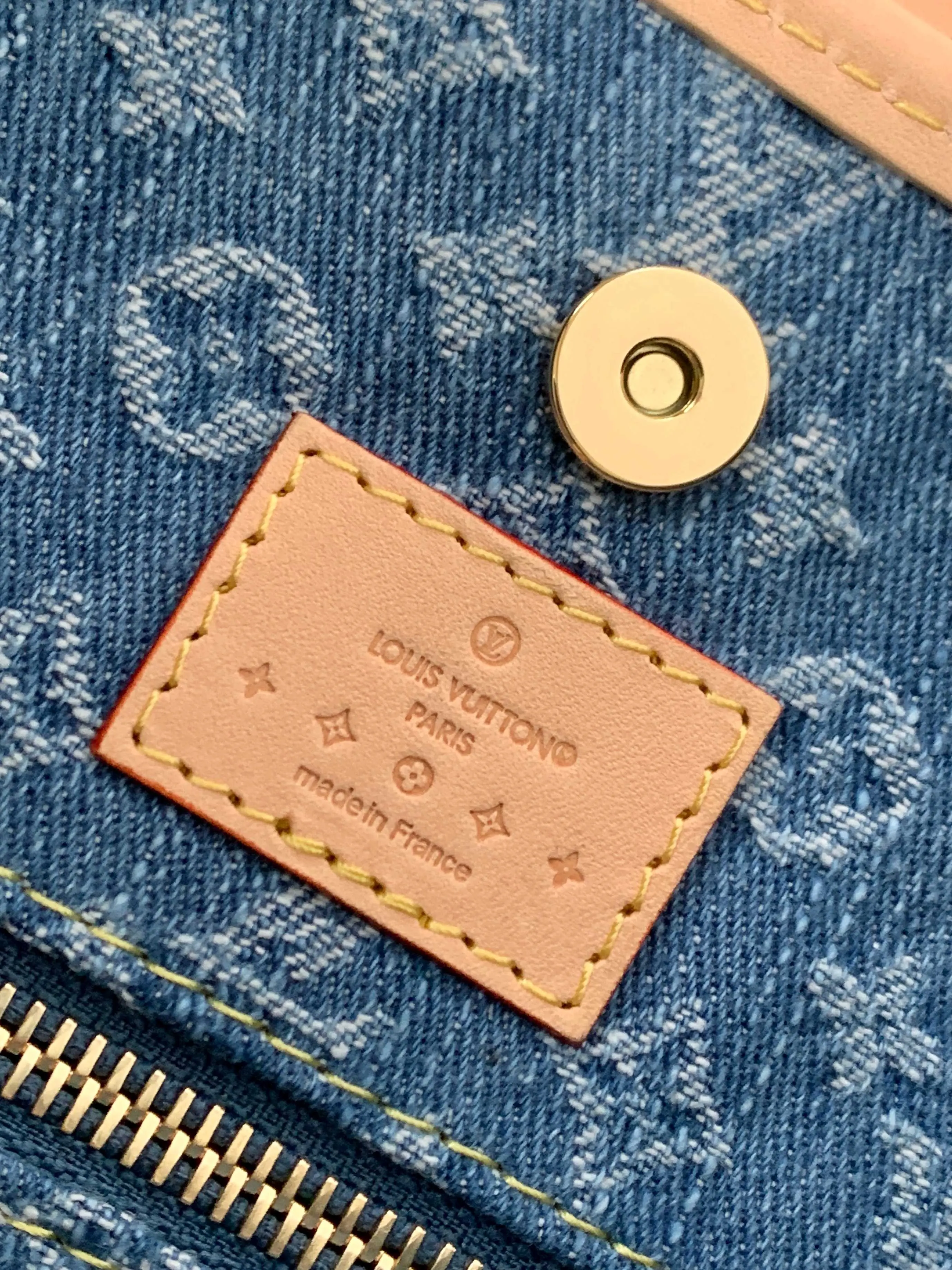 CarryAll 藍色 牛仔 帆布 手拿包 精致手拿款