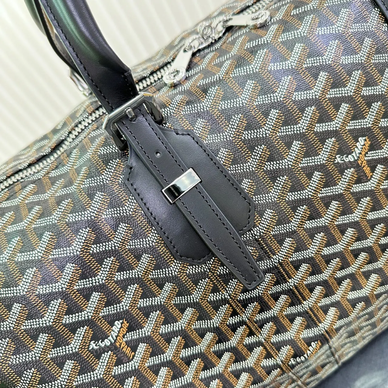 Goyard 黃色 BOSTON 旅行袋適合在机舱内使用 通过搭 一 大容量旅行款