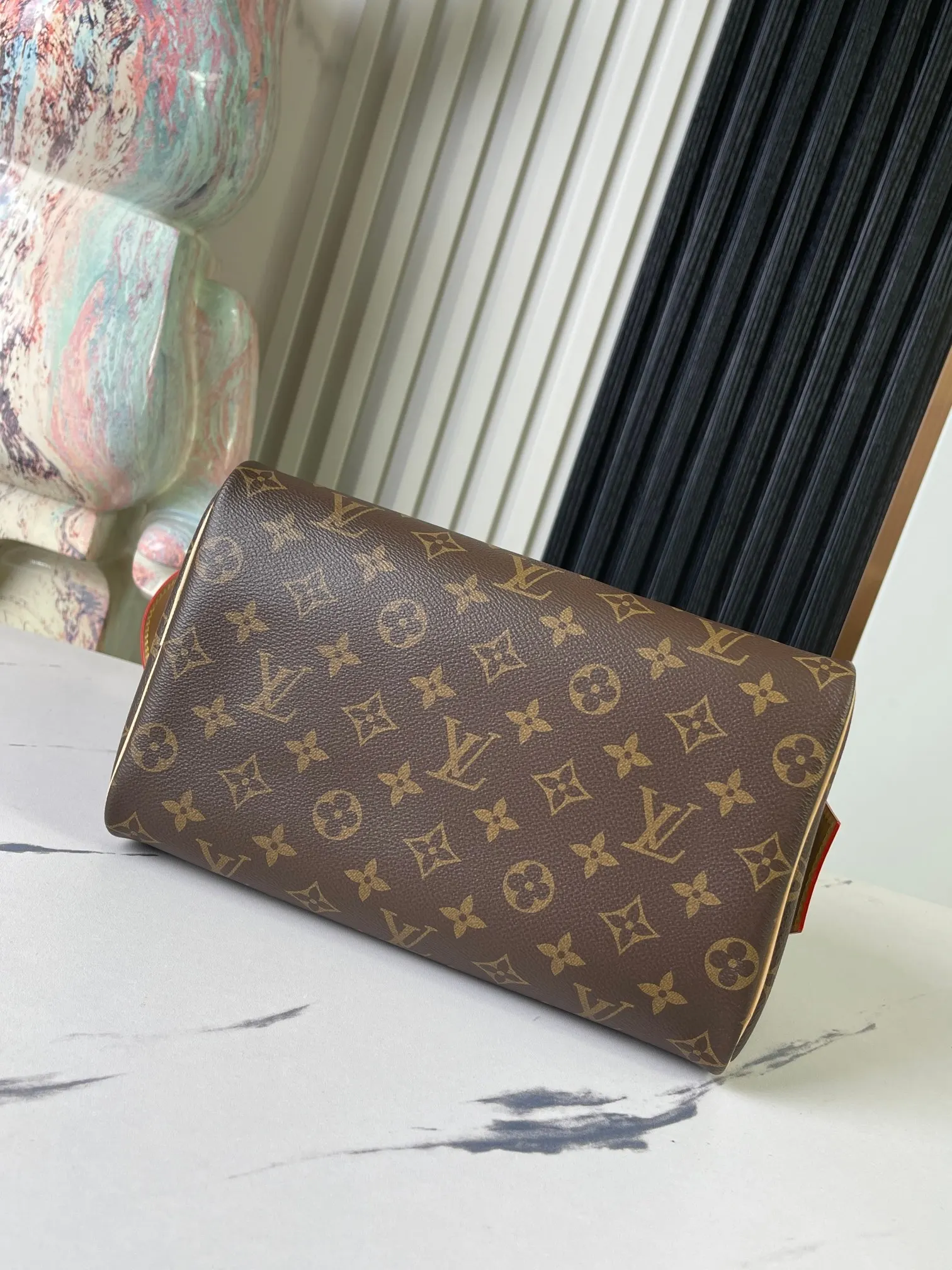 Louis Vuitton Monogram Cosmetic Pouch Leather