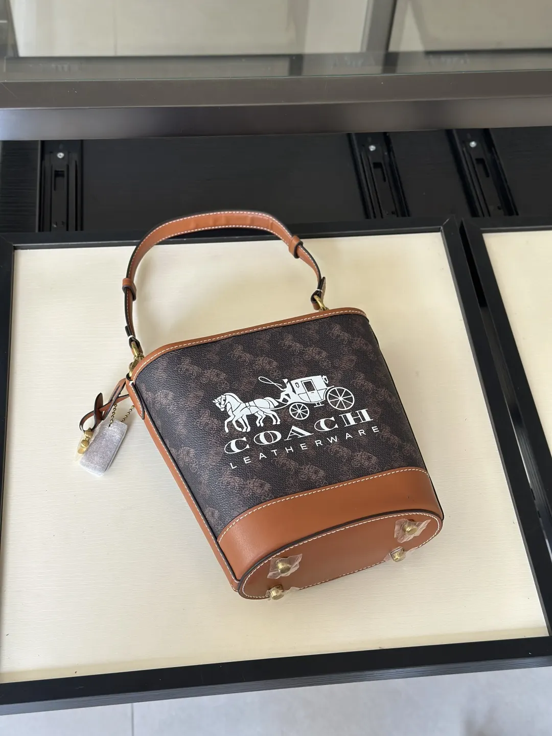 Coach 牛皮 雙肩包 实用雙肩款