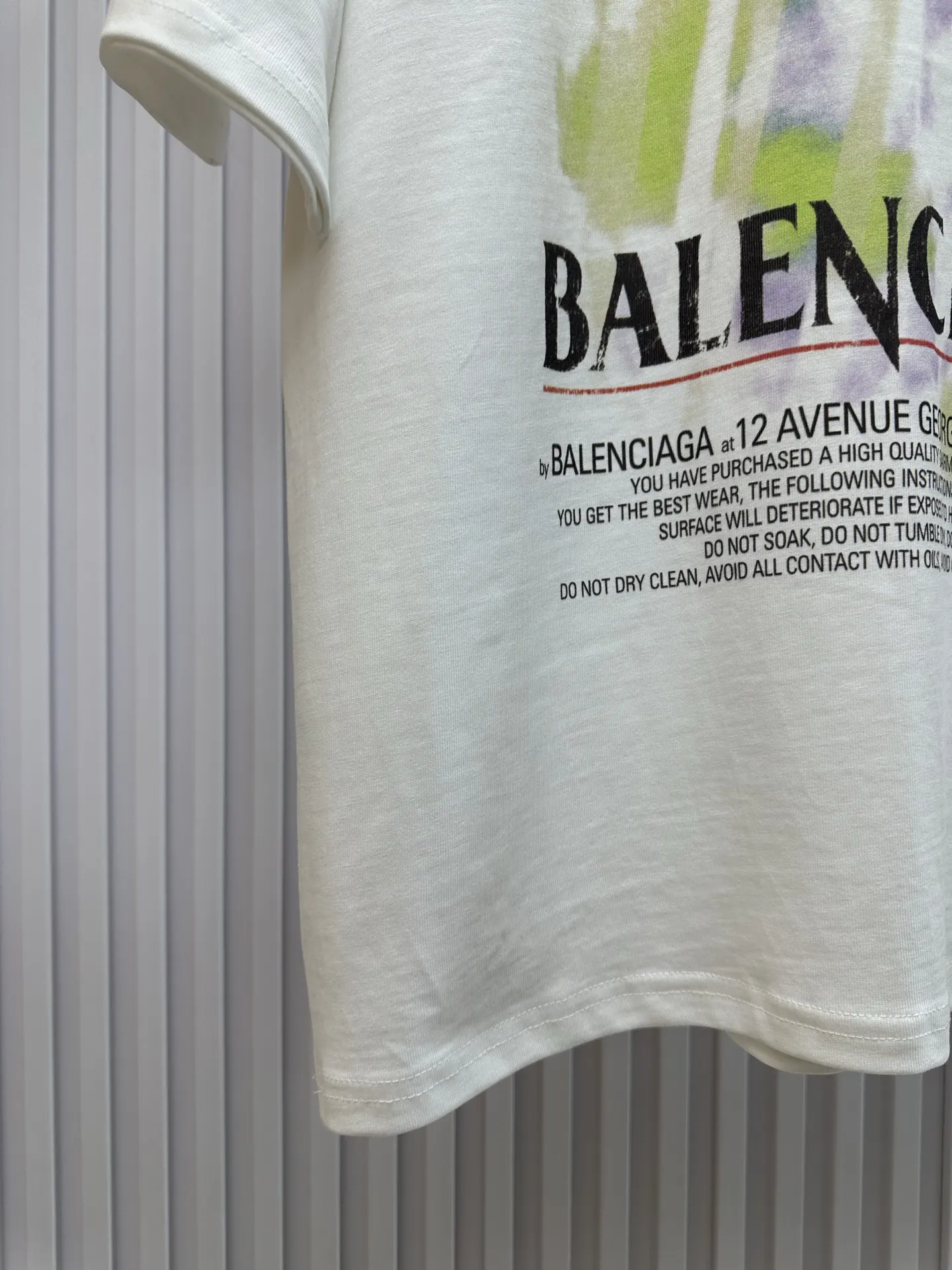 Balenciaga 白色 純棉 短袖T恤 宽松休閒