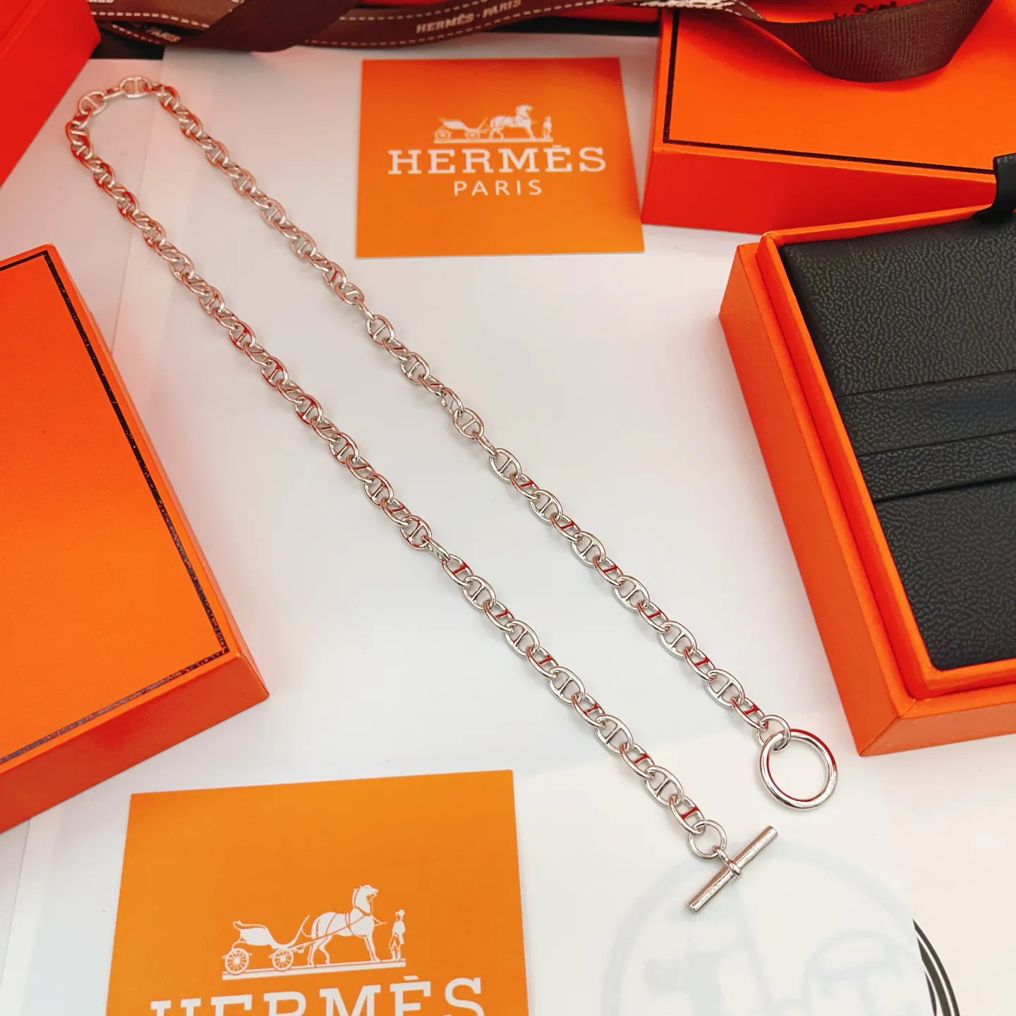 Hermès Roulis 银色 斜挎包