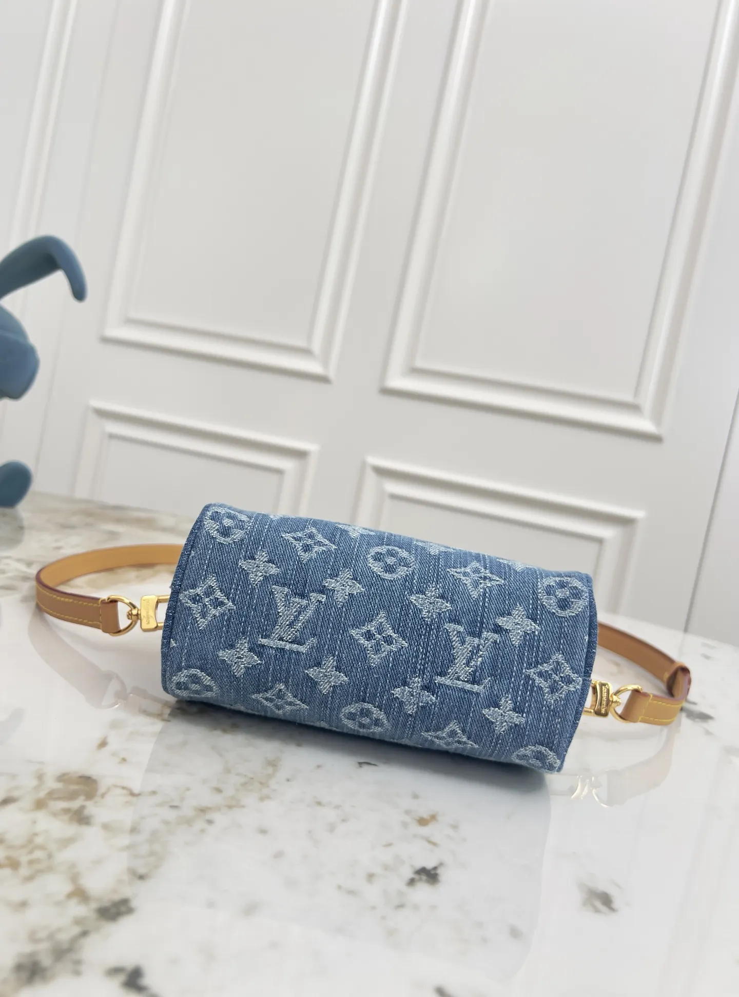 Louis Vuitton M81213 牛仔蓝 老花 手提包 实拍款01