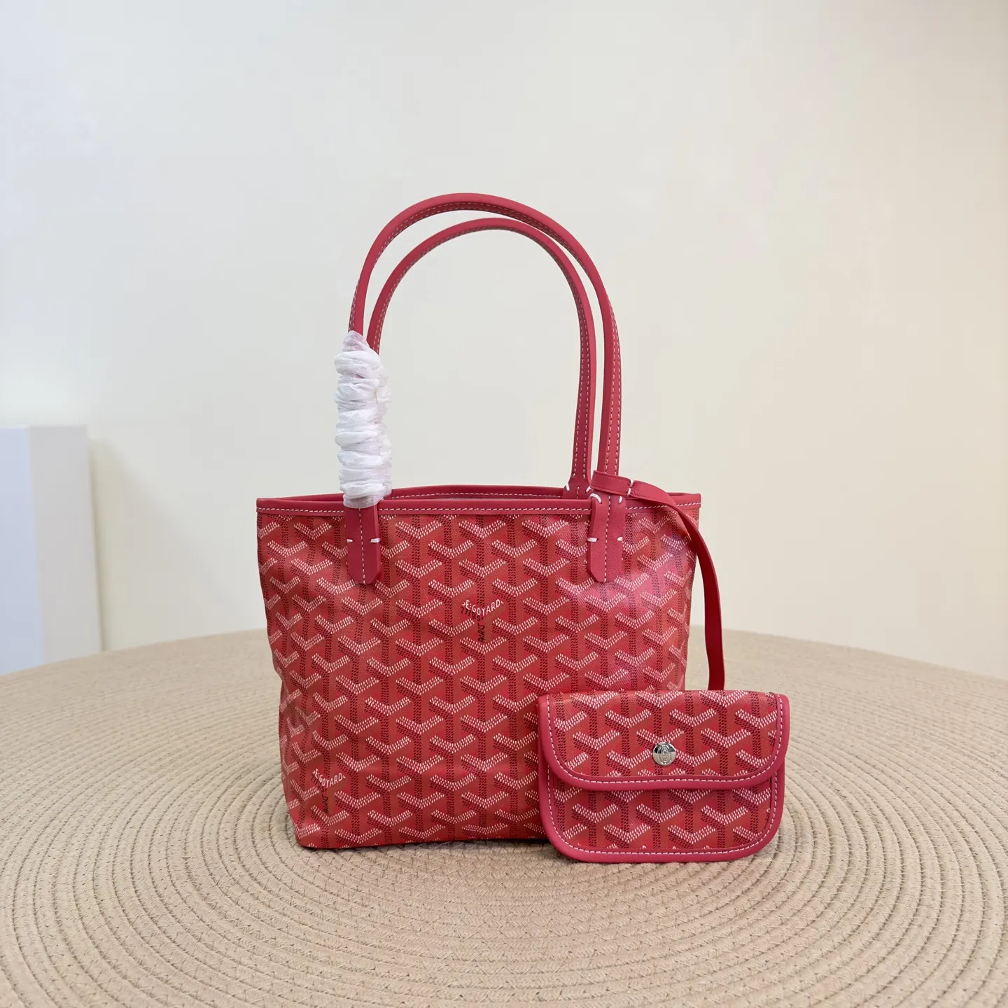 Goyard 戈雅托特 新升级 小单 丝印玫瑰粉 迷你购物袋 菜篮 托特包 大容量托特款
