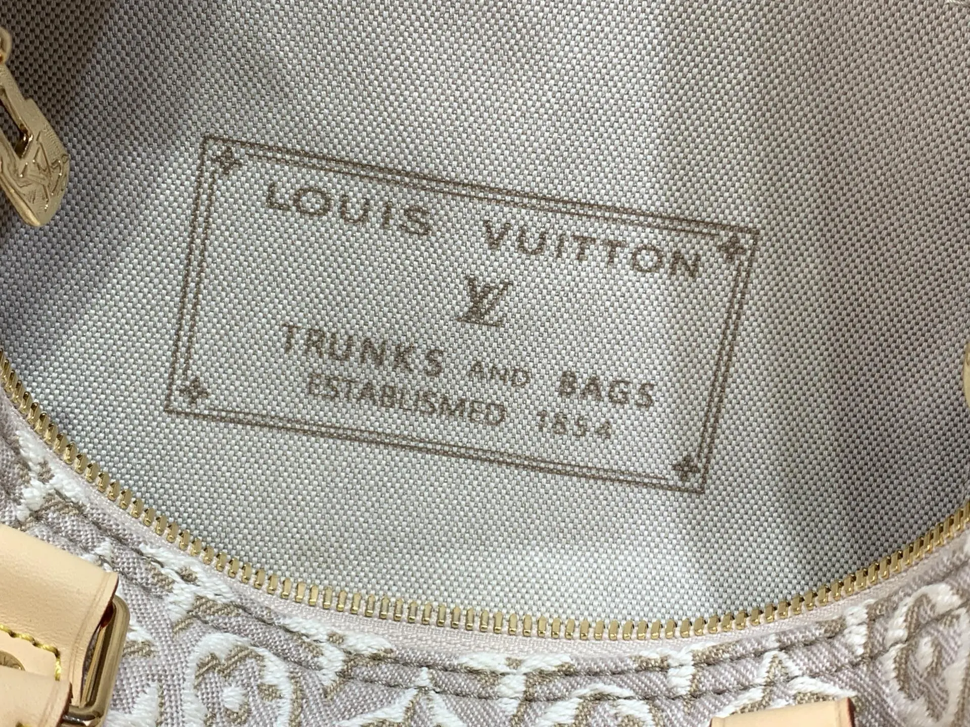 LV Speedy 白色 帆布 收纳包 旅行收纳款