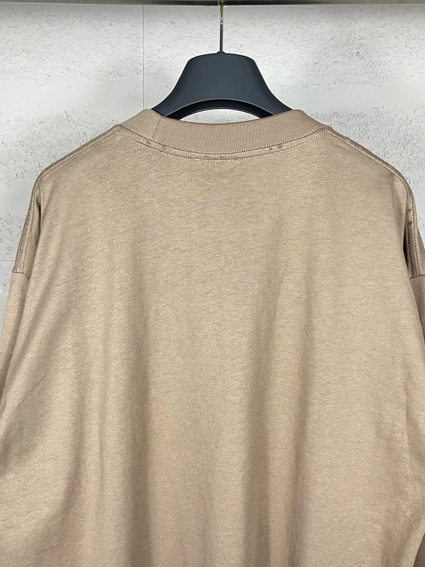 Balenciaga Black Cotton Logo Short Sleeve T-Shirt Loose