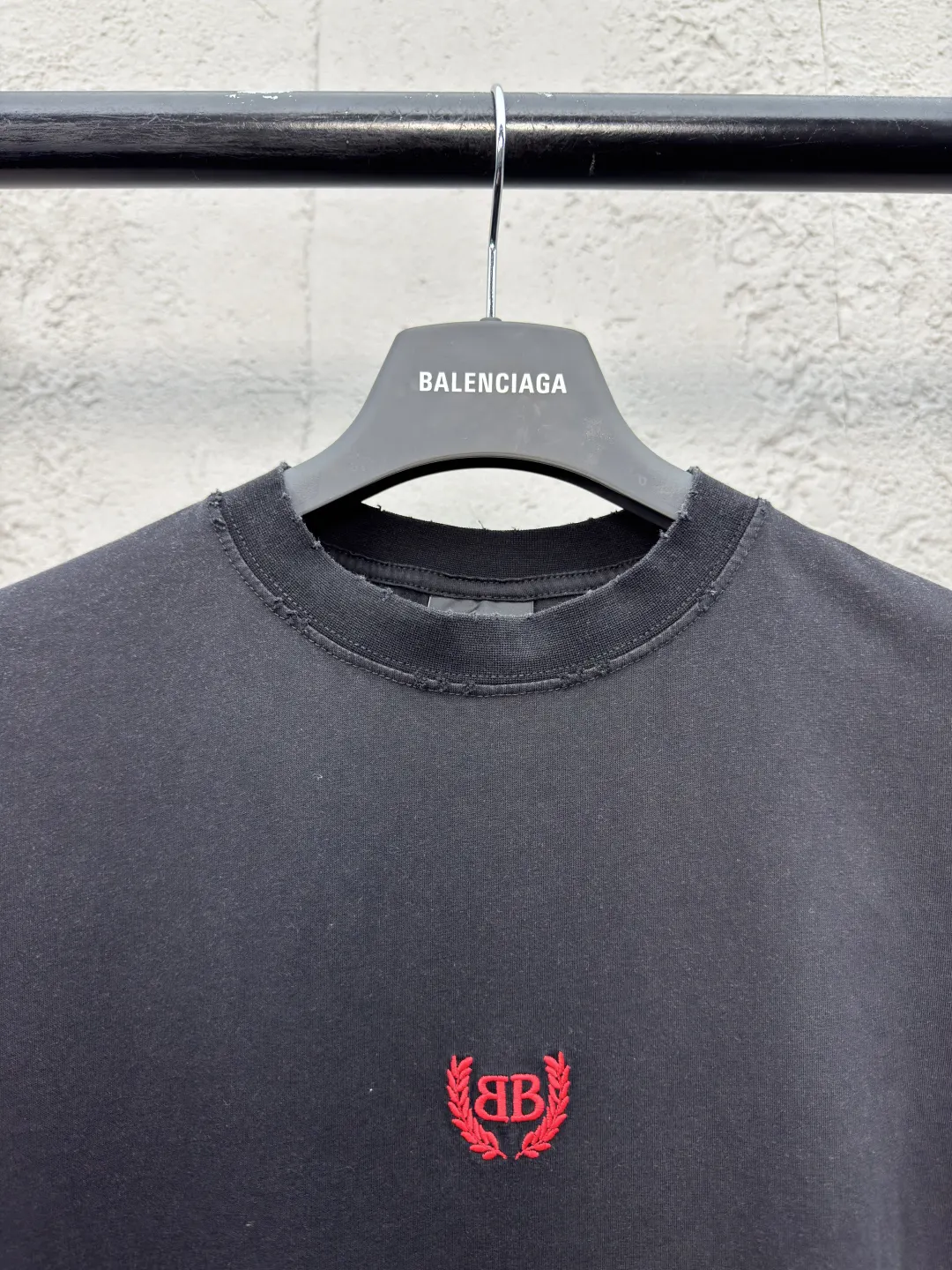 Balenciaga 黑色 Logo 短袖T恤
