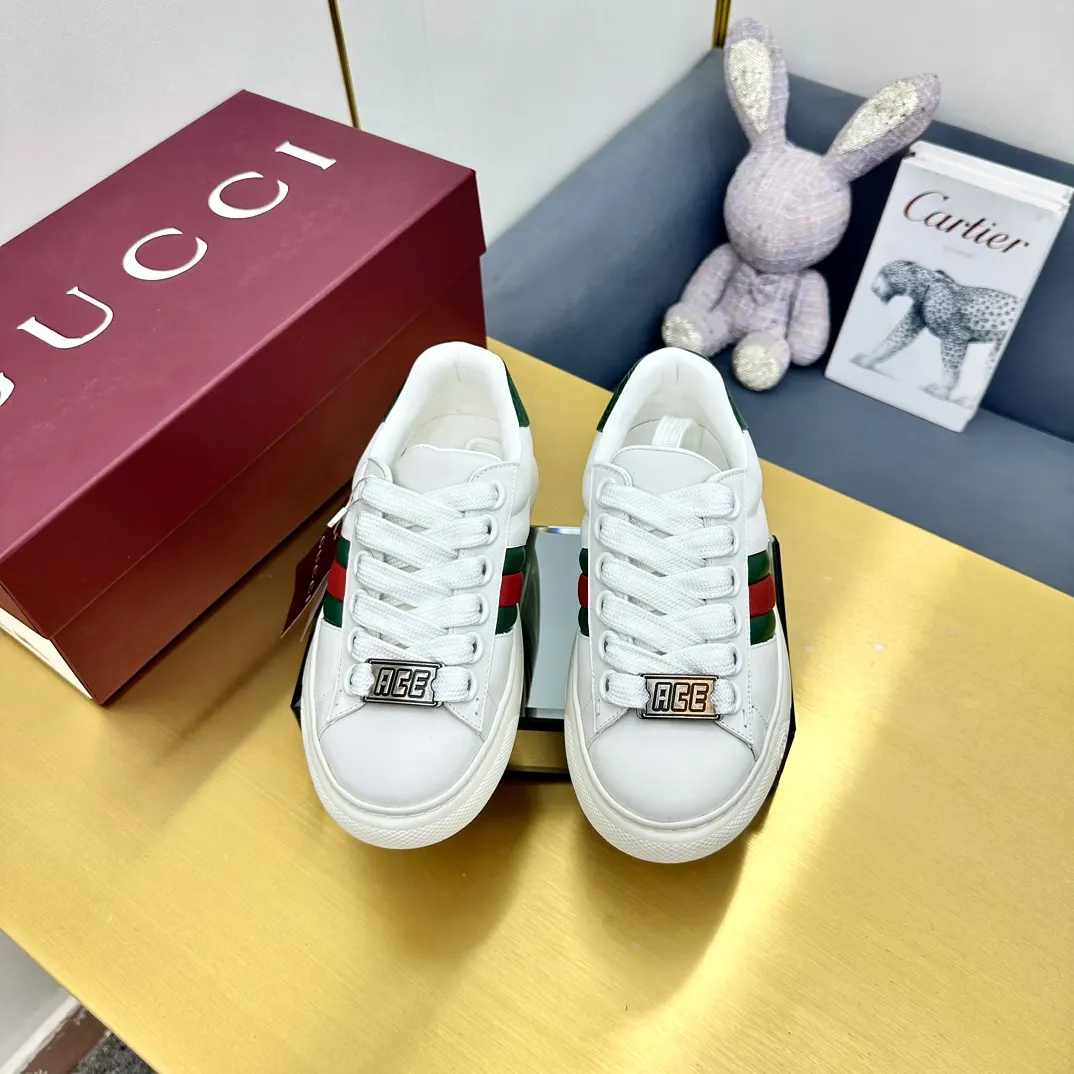 Gucci Ace 小白鞋 红色 运动鞋