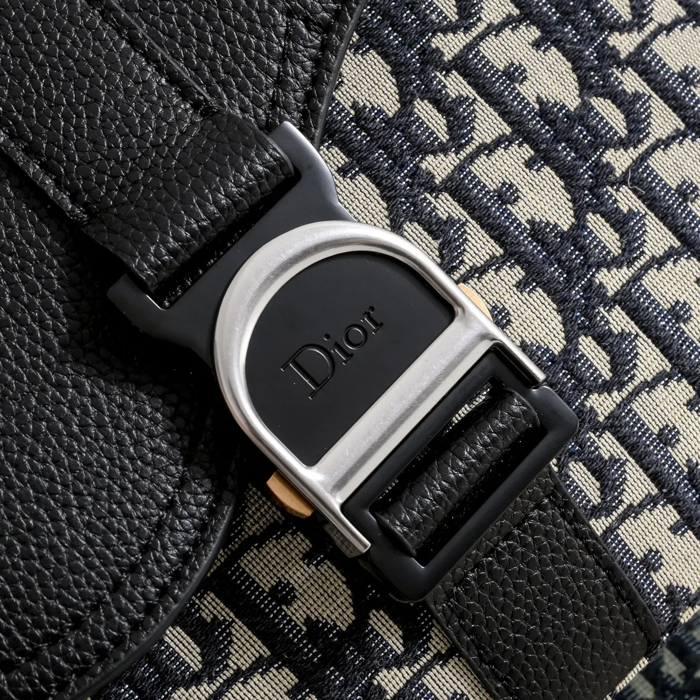Dior 黑色 米色 牛皮 收纳包 旅行收纳款
