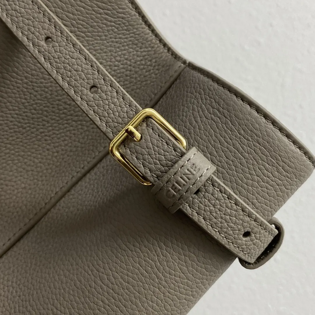 Celine 牛皮 CABAS ANAIS 粒面牛皮革手 托特包 大容量托特款