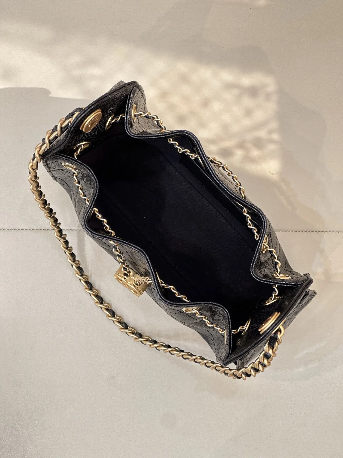 Black Hobo Shoulder Bag Vintage