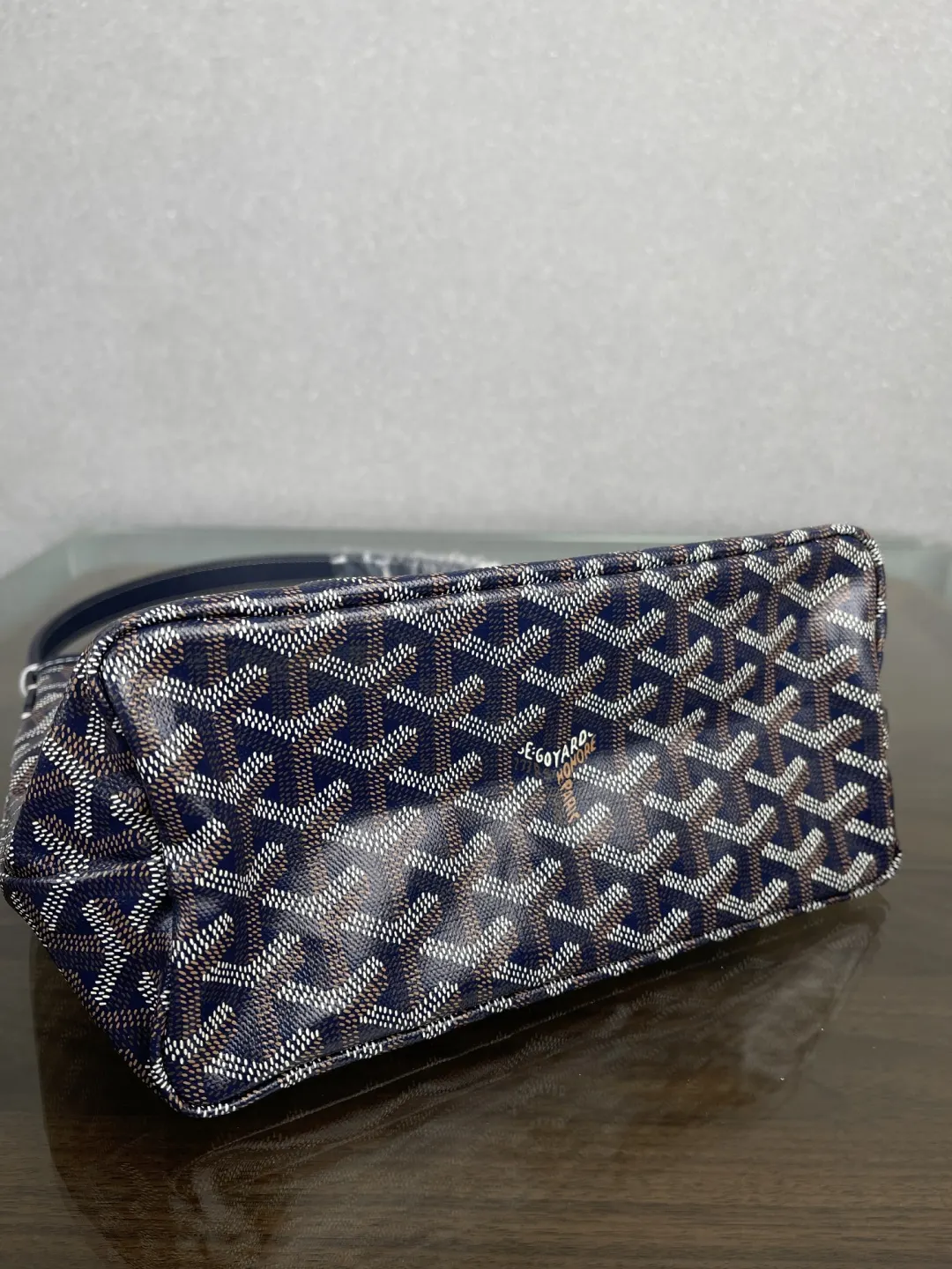 Goyard Hobo 藍色 深藍 腋下包 復古腋下背款