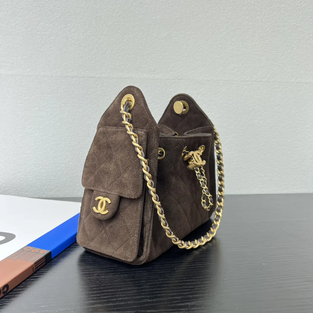麂皮 嬉皮包 mini 麂皮 復古做旧五金 尺寸 手提包 通勤手提款