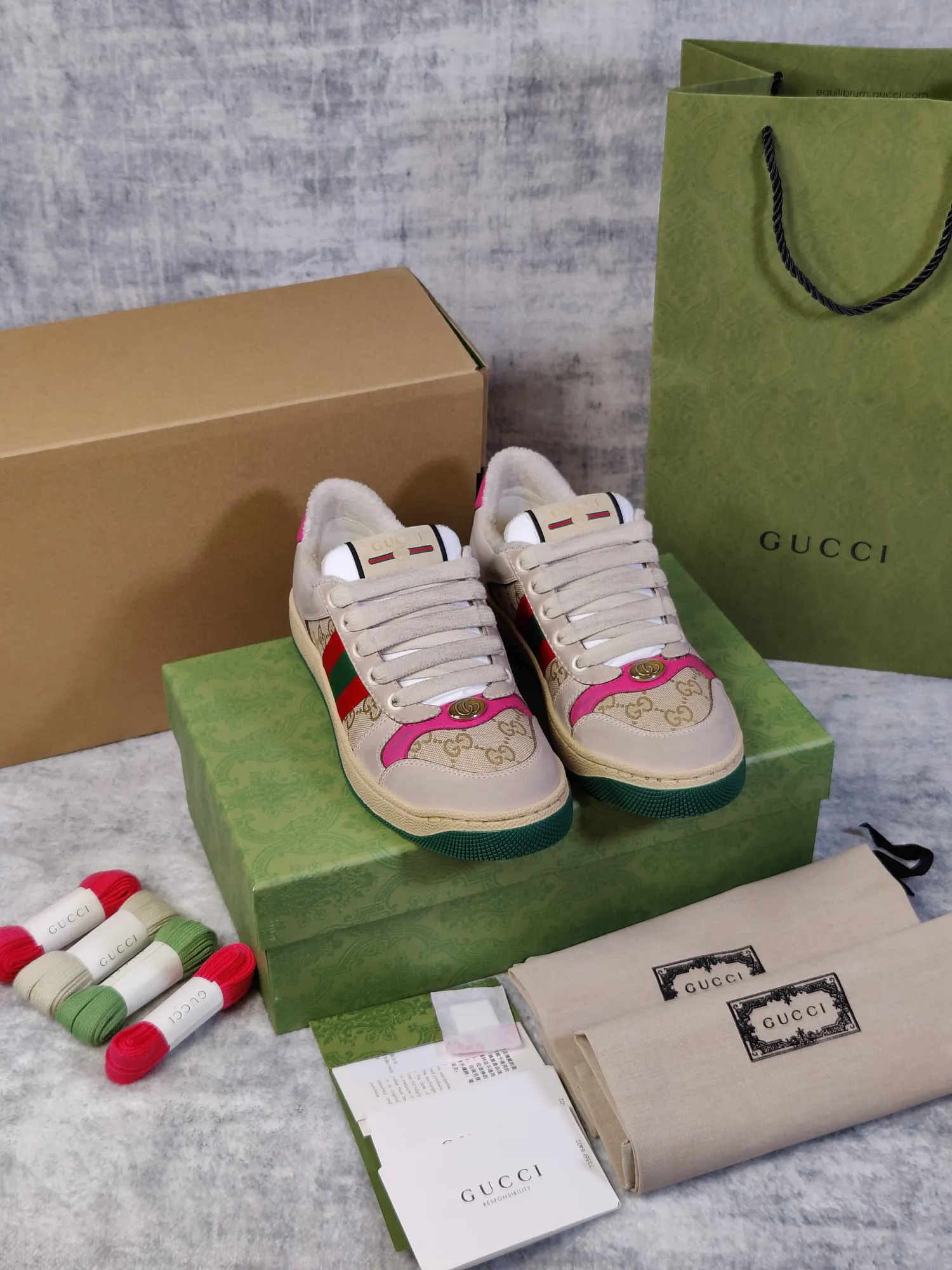 Gucci Logo休闲运动鞋 百搭款