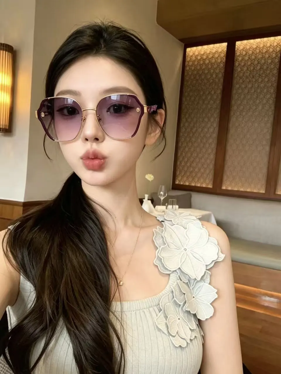 Chanel 墨镜 時尚防晒 太陽鏡(數字6) Chanel 墨镜 時尚防晒 太陽鏡(數字6)