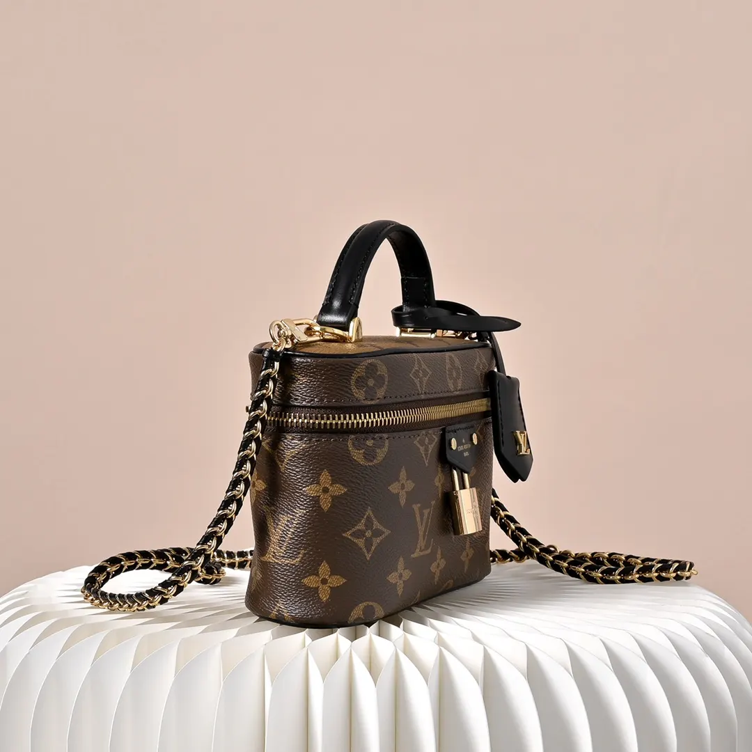 LV 帆布 链条包 精致链条款