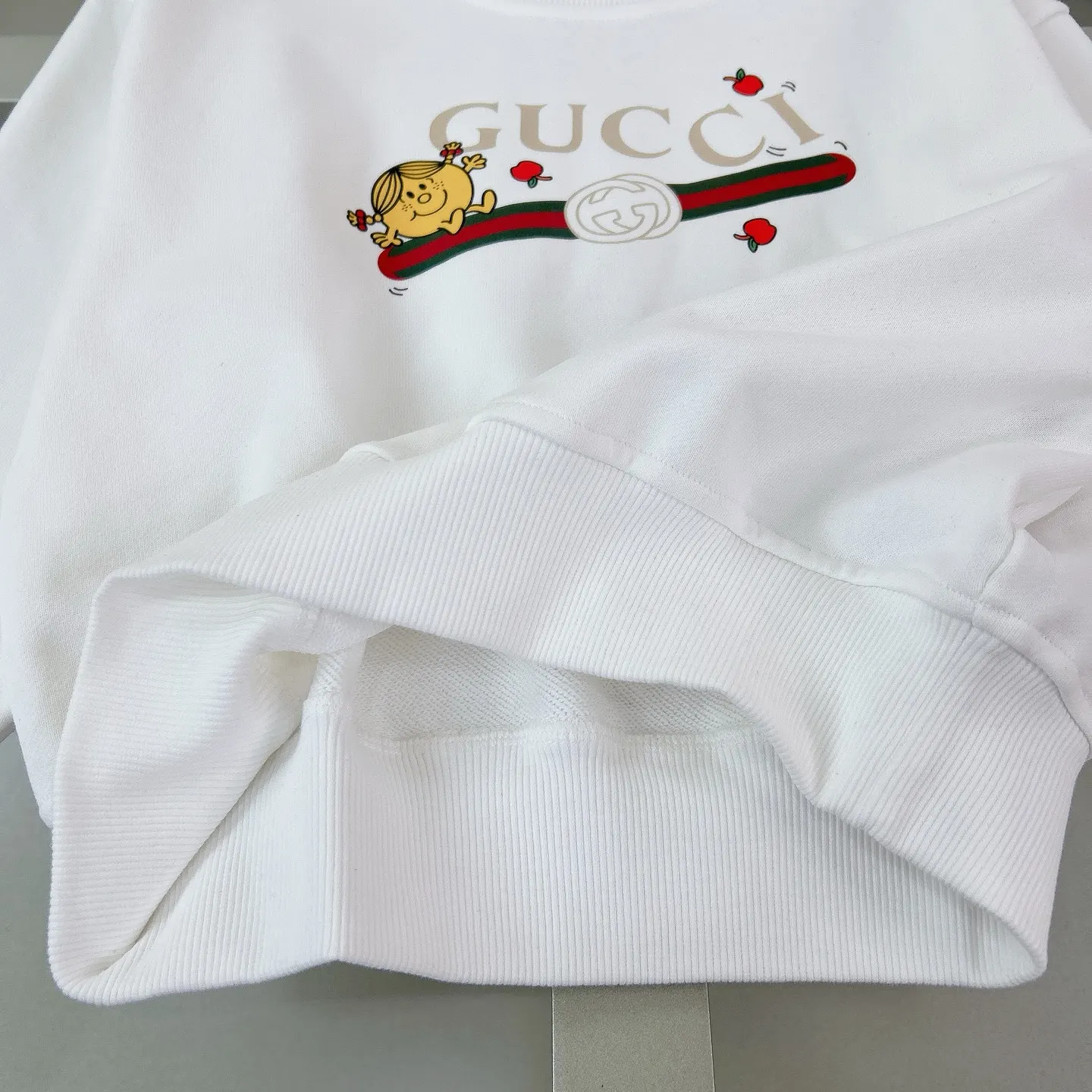 Gucci Logo印花圓領衛衣