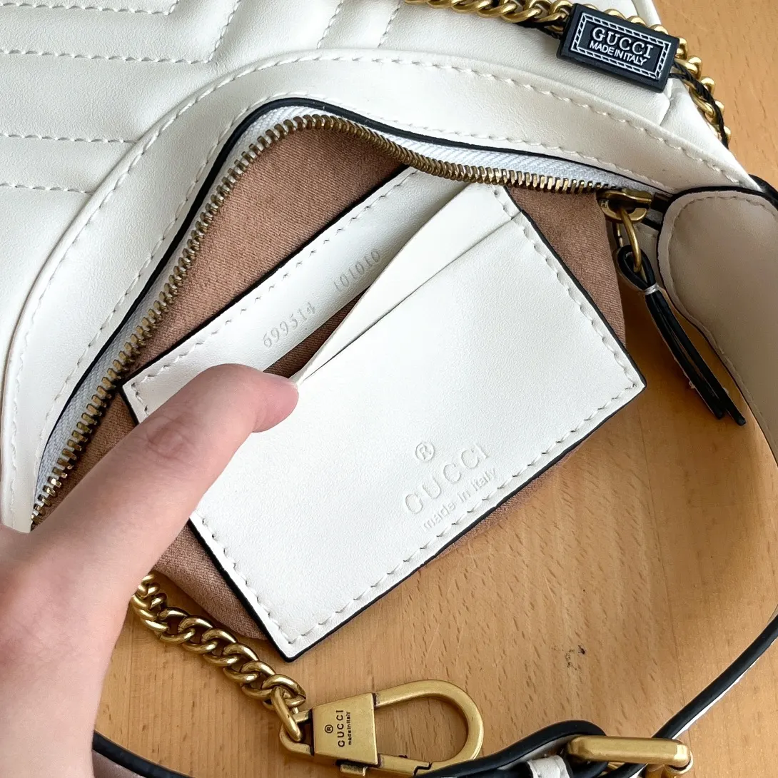 Gucci Marmont 绗缝皮革钱包 日常收纳款