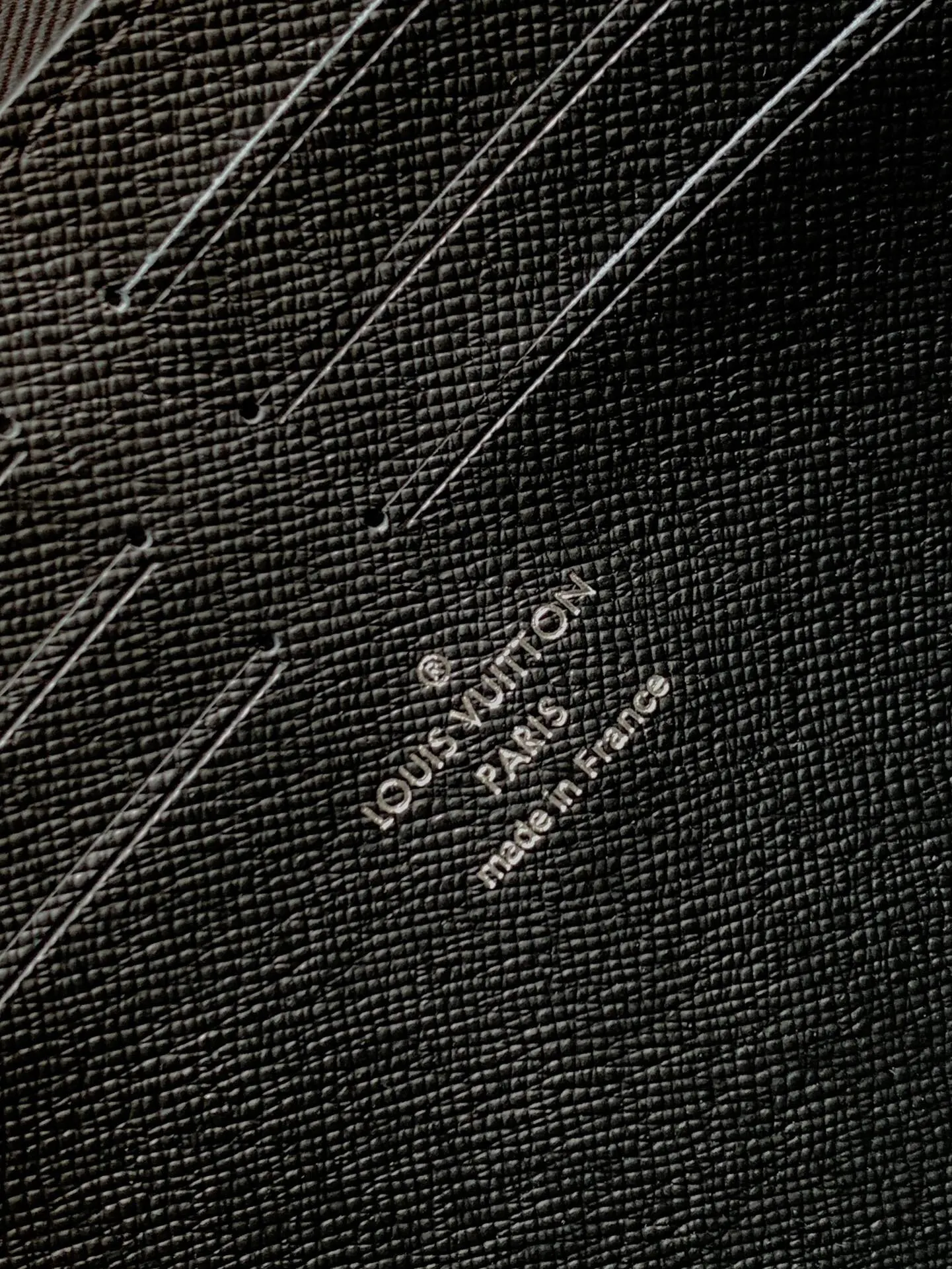 Monogram Clutch Bag Leather