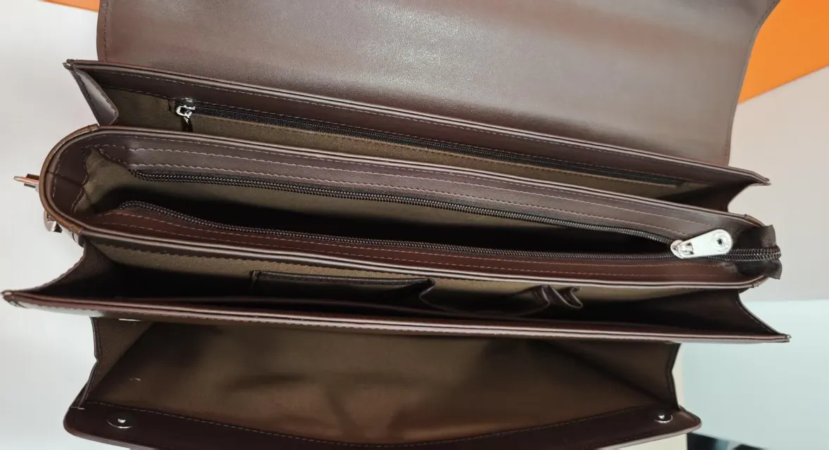Briefcase Business Commuter Leather