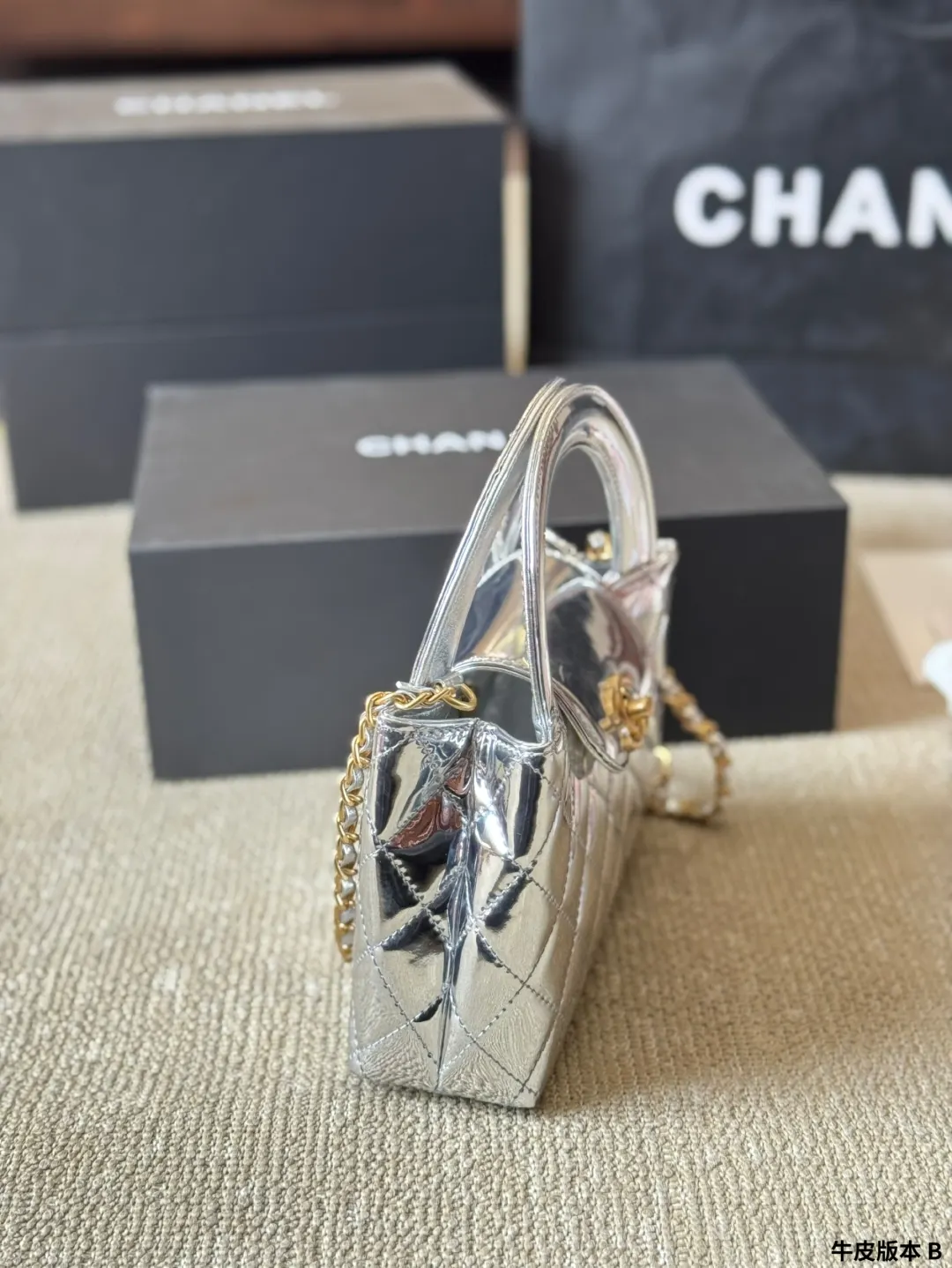 CHANEL Kelly 牛皮 链条包 精致链条款