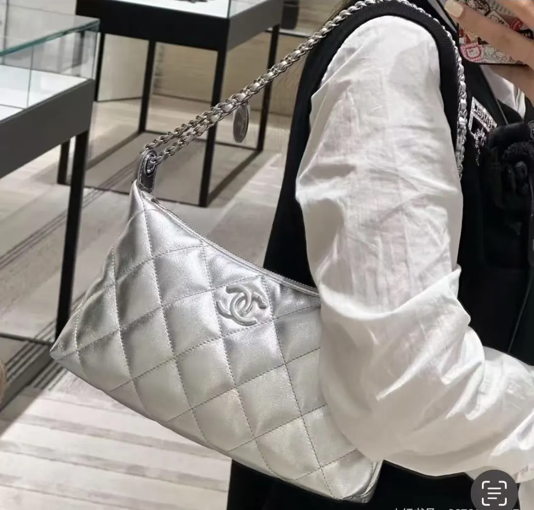 Hobo 銀hobo腋下包 古铜色五金扣高級有 復古腋下背款