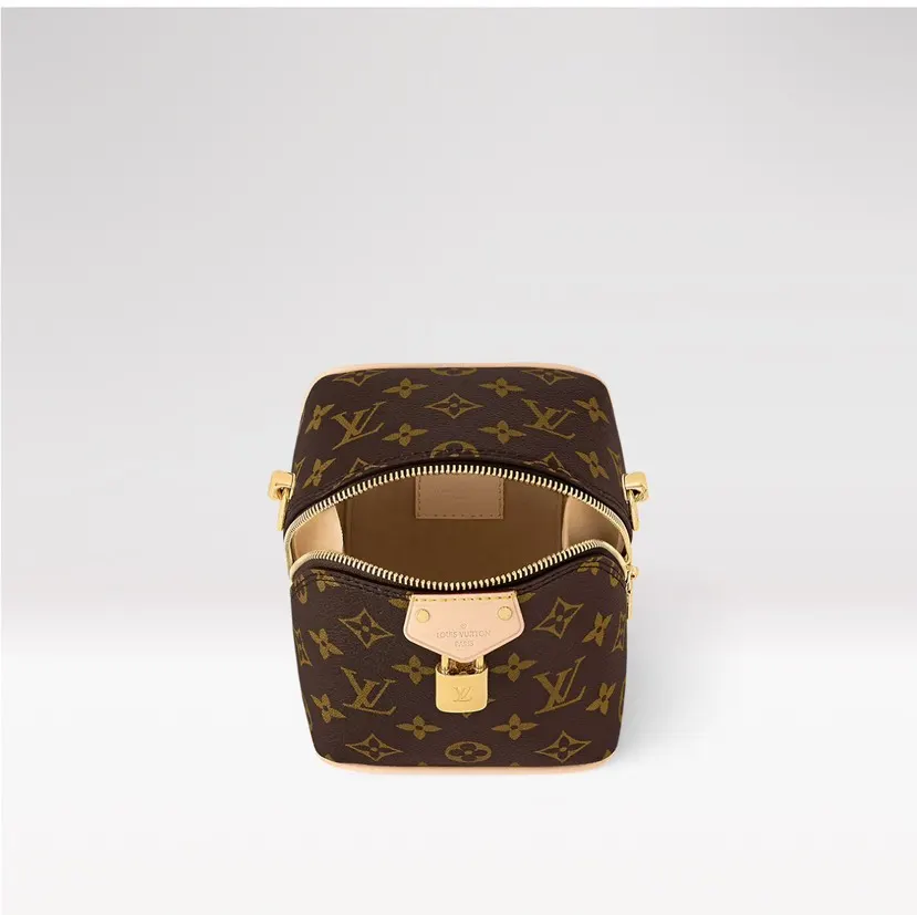 Monogram Chain Bag Leather