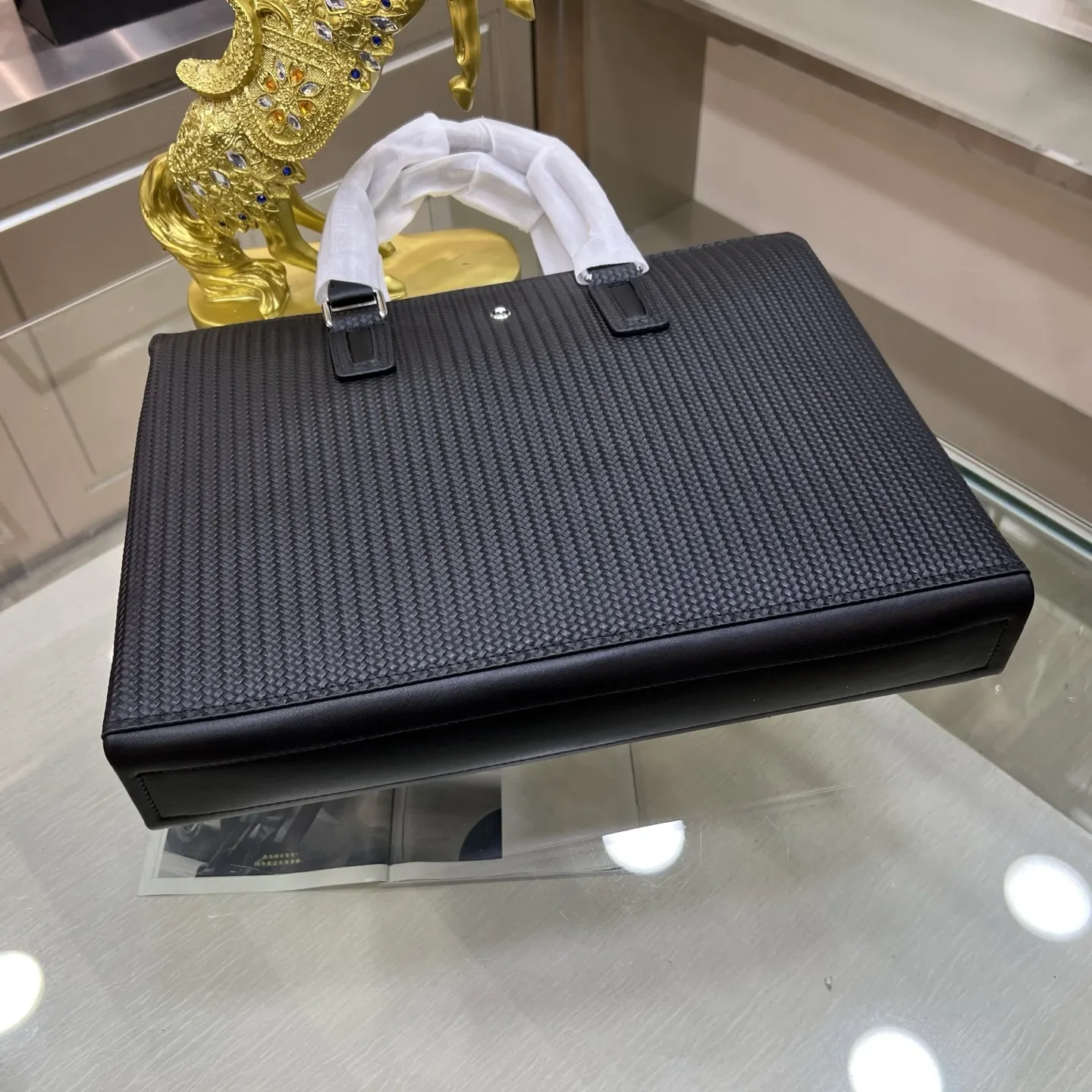 黑色 牛皮 MONTBLANC 万宝龙 黑 收納包 旅行收納款(數字9) 黑色 牛皮 MONTBLANC 万宝龙 黑 收納包 旅行收納款(數字9)