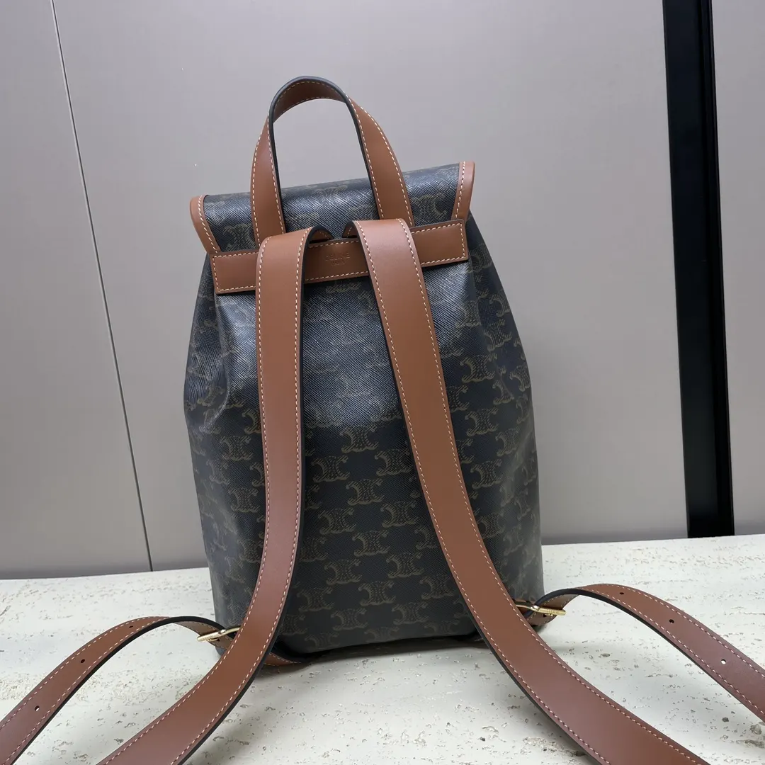 Gold Shoulder Bag Leather