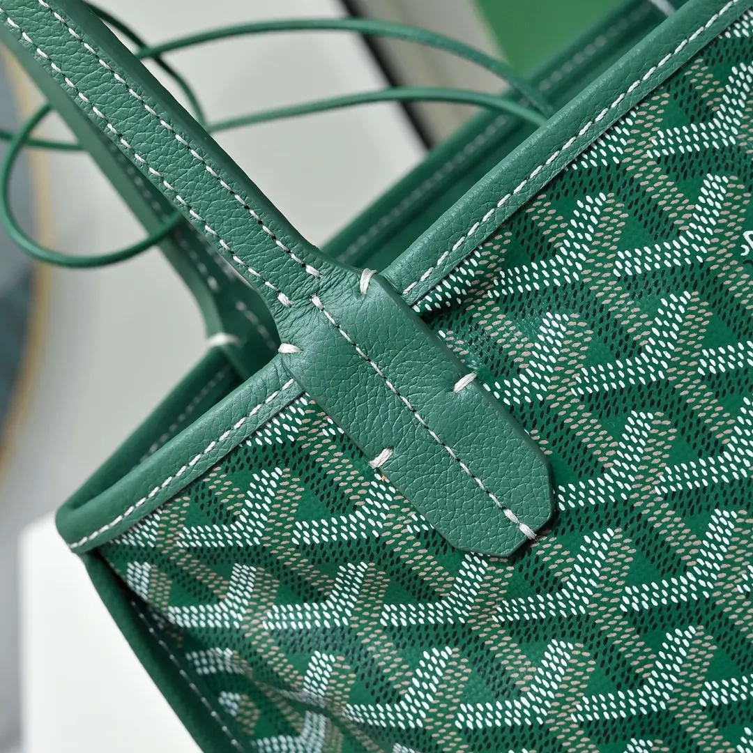 Goyard 牛皮 高 戈雅双面mini 王菲同款购物袋 头层牛皮 托特包 大容量托特款