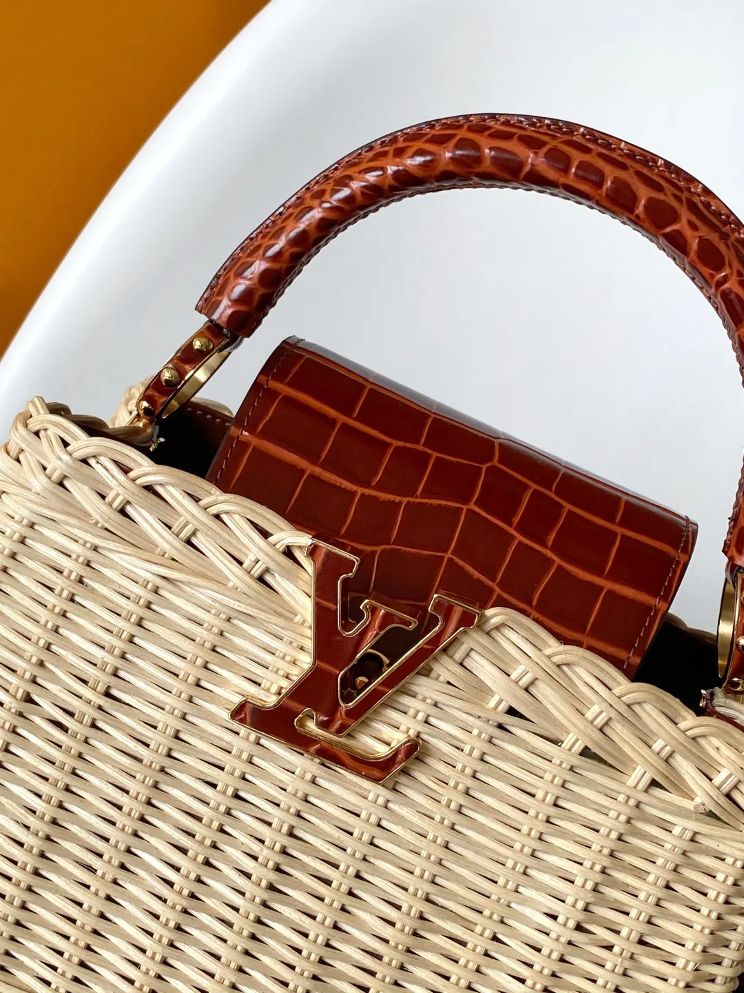 LV Capucines 黑色 棕色 牛皮 收納包 旅行收納款