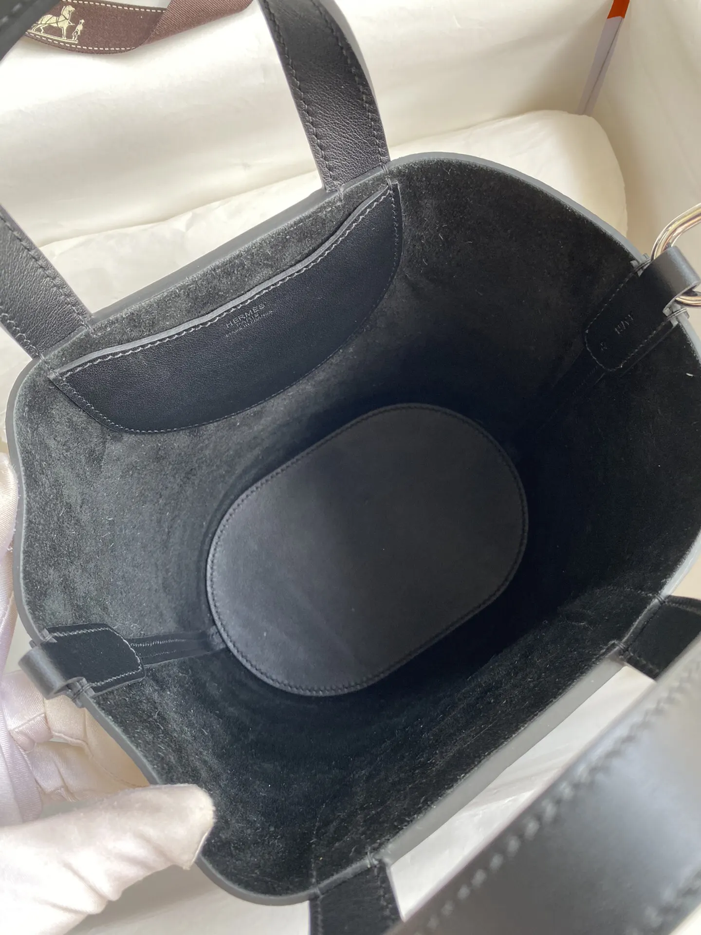 Hermès Picotin Black Bucket Bag Classic Leather