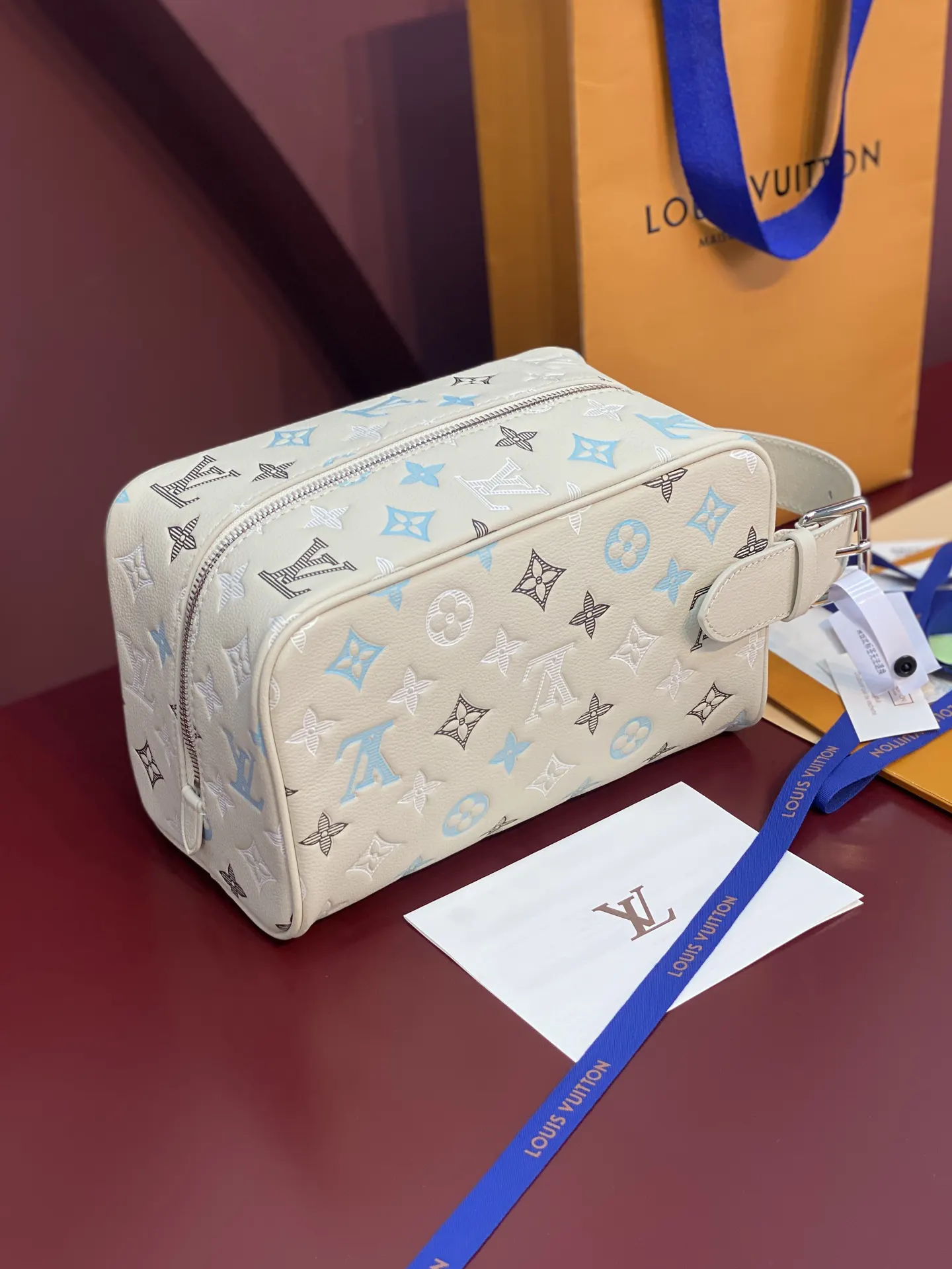 Cosmetic Pouch Leather