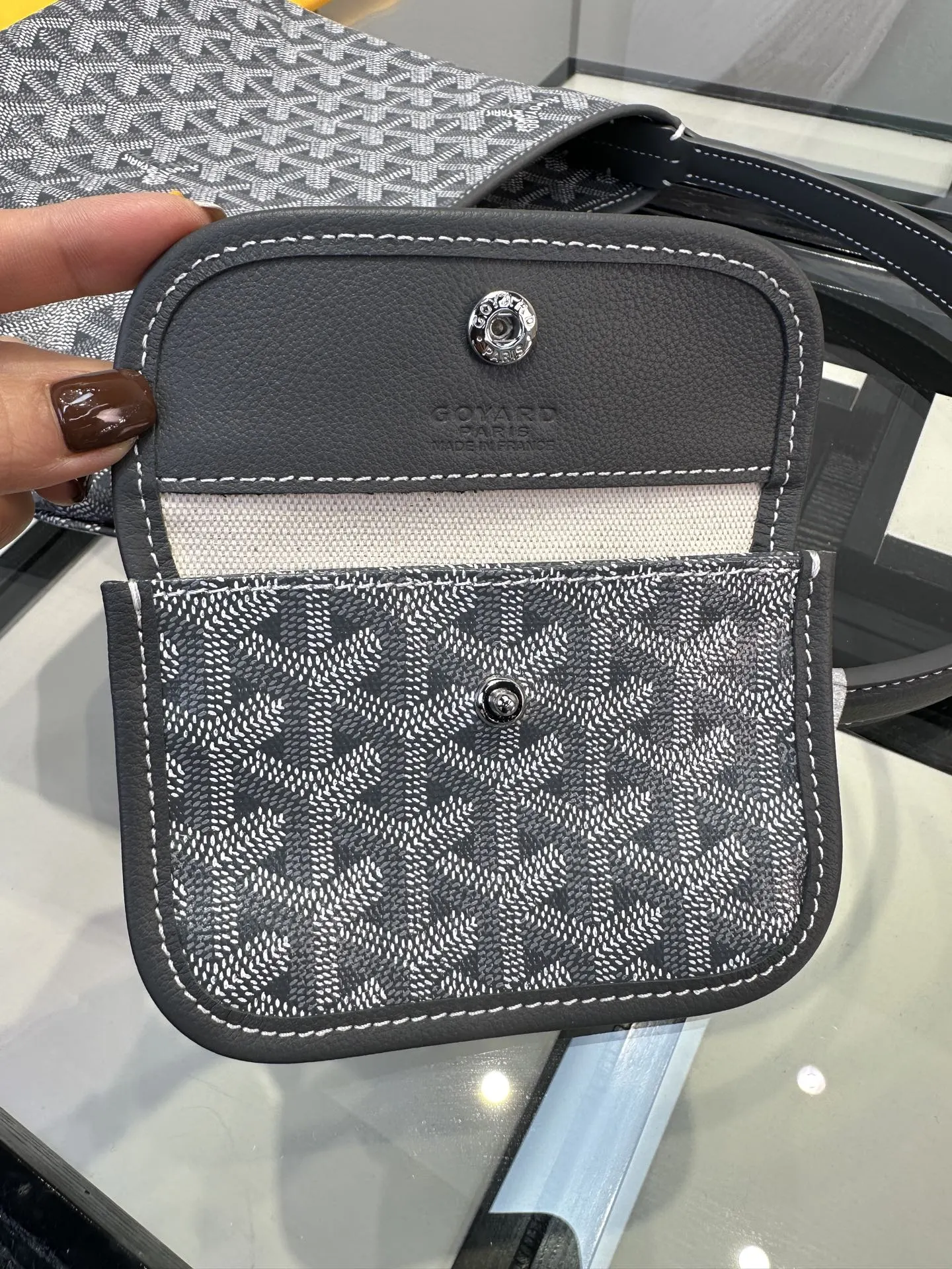 Goyard Gray Tote Bag